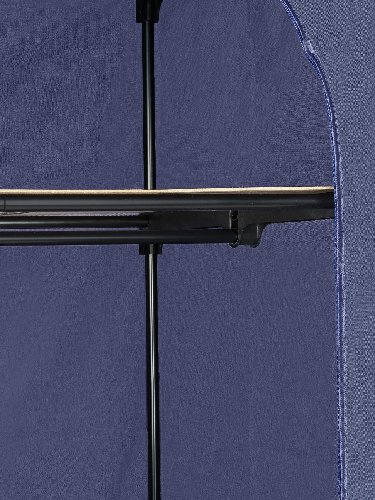 WENKO Stofkast Business Vouwkast met plank & kledingstang, metalen frame, afwasbaar
