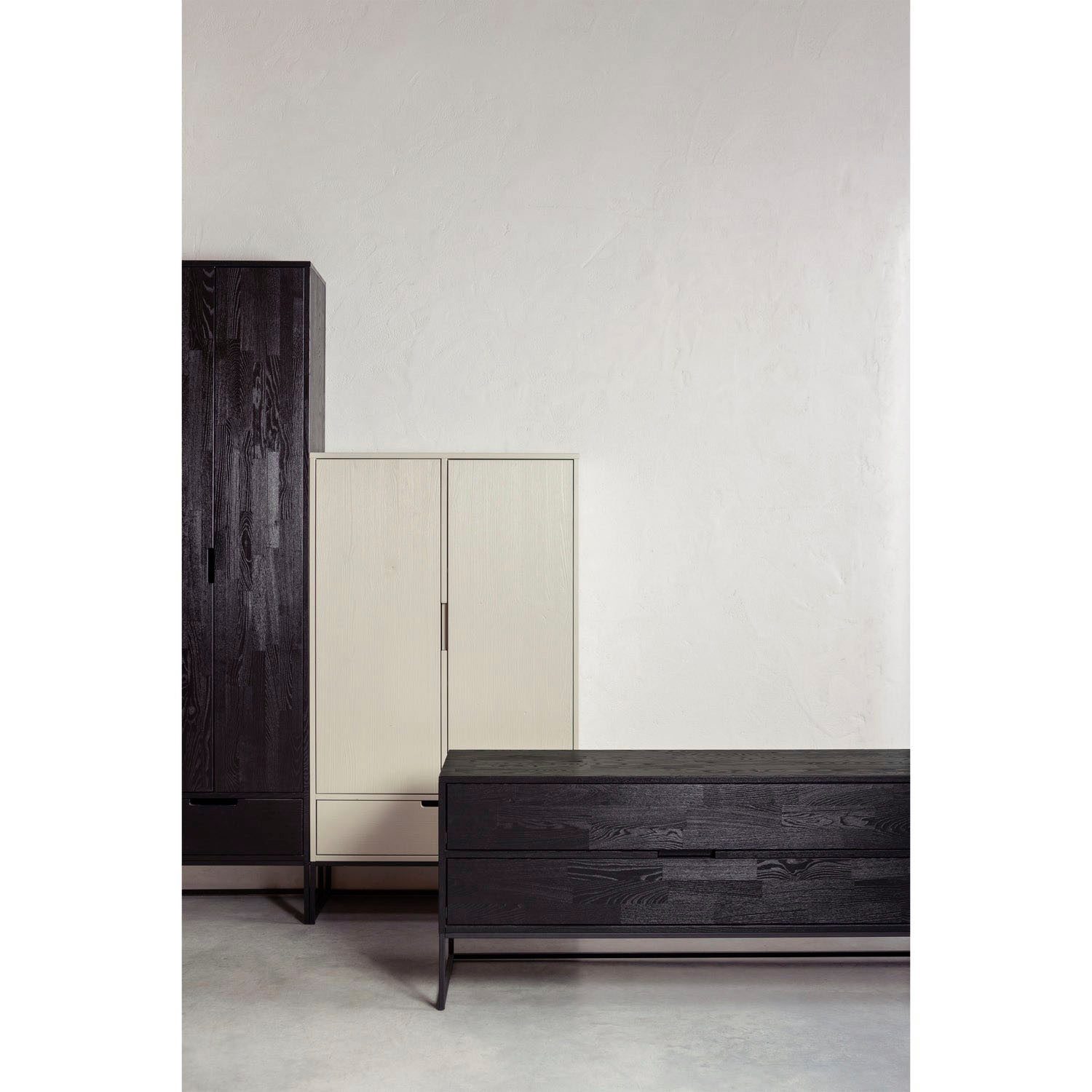WOOOD Multifunctionele kast Silas twee deuren, met lade, h 149 cm x b 85 cm