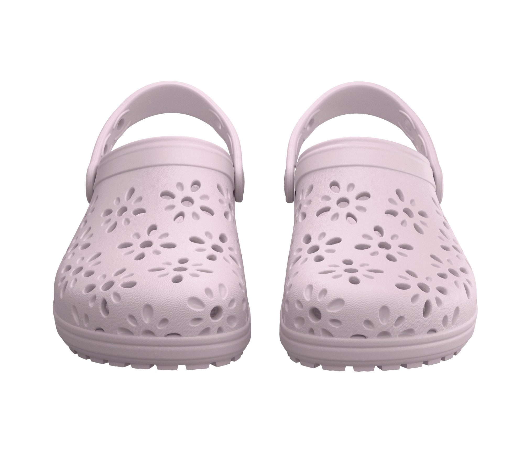 Crocs Clogs Classic Floral Cut Out Clog
