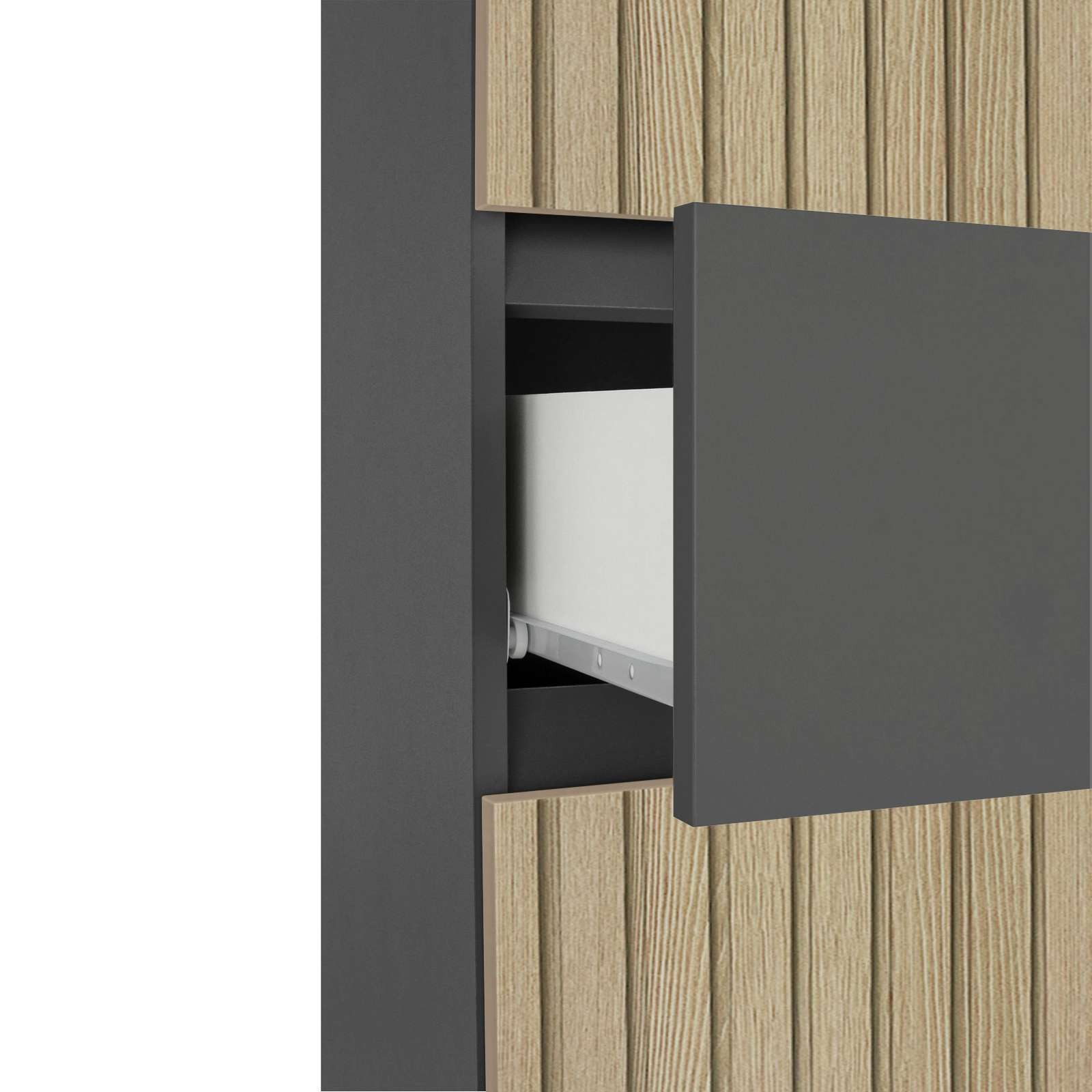 Home affaire Hoge kast Wisla Hoogte 180 cm, met deuren & lade