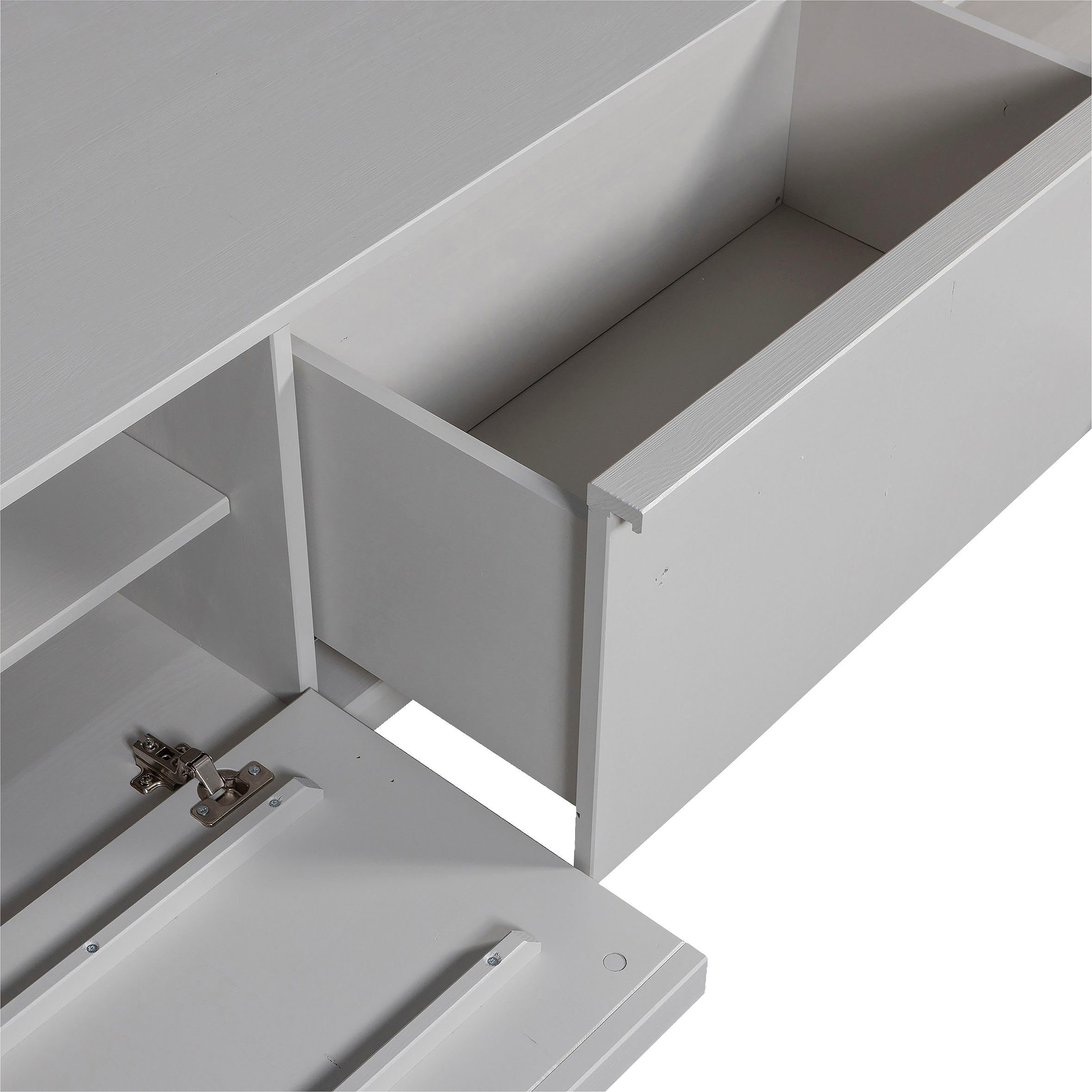 WOOOD Tv-meubel Klinik TV-dressoir Commode van grenenhout, H 60 cm x B 200 cm