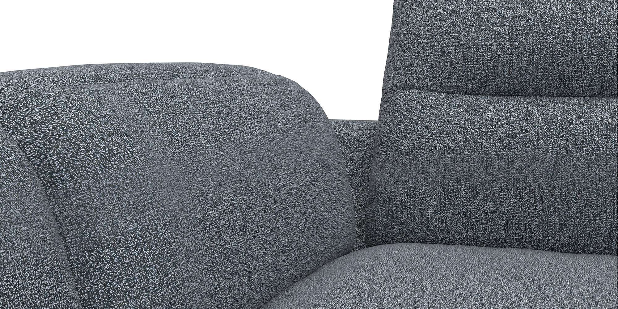 FLEXLUX Hoekbank Salino, functie-sofa met ottomane, relaxsofa, hoekbank Bank met arm- en hoofdeinde verstellingen, koudschuim & staalgolven