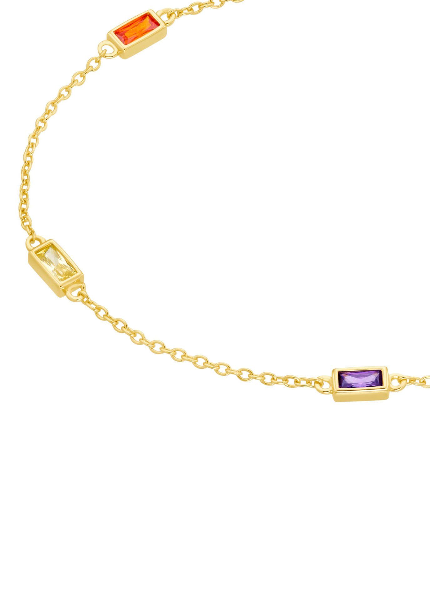s.Oliver Armband Regenboog, 2035508 met zirkoon (synthetisch)