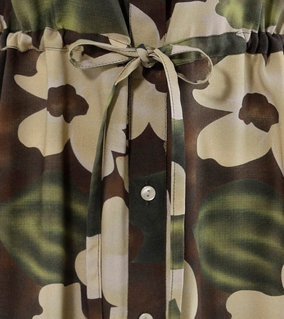 Aniston CASUAL Blousejurk met kleurharmonieuze bloemenprint in batikdesign - nieuwe collectie