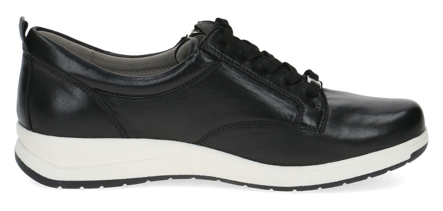 Caprice Sneakers vrijetijdsschoen, lage schoen, veterschoen in comfortwijdte h = zeer breed