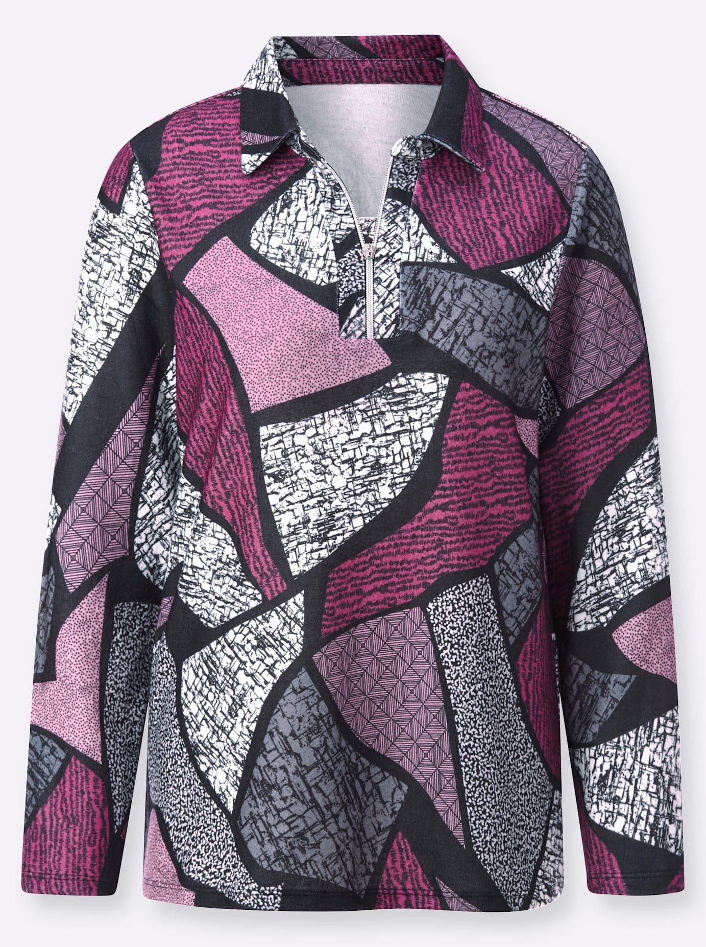 Classic Basics 2-in-1-shirt met lange mouwen Wintershirt (1-delig)