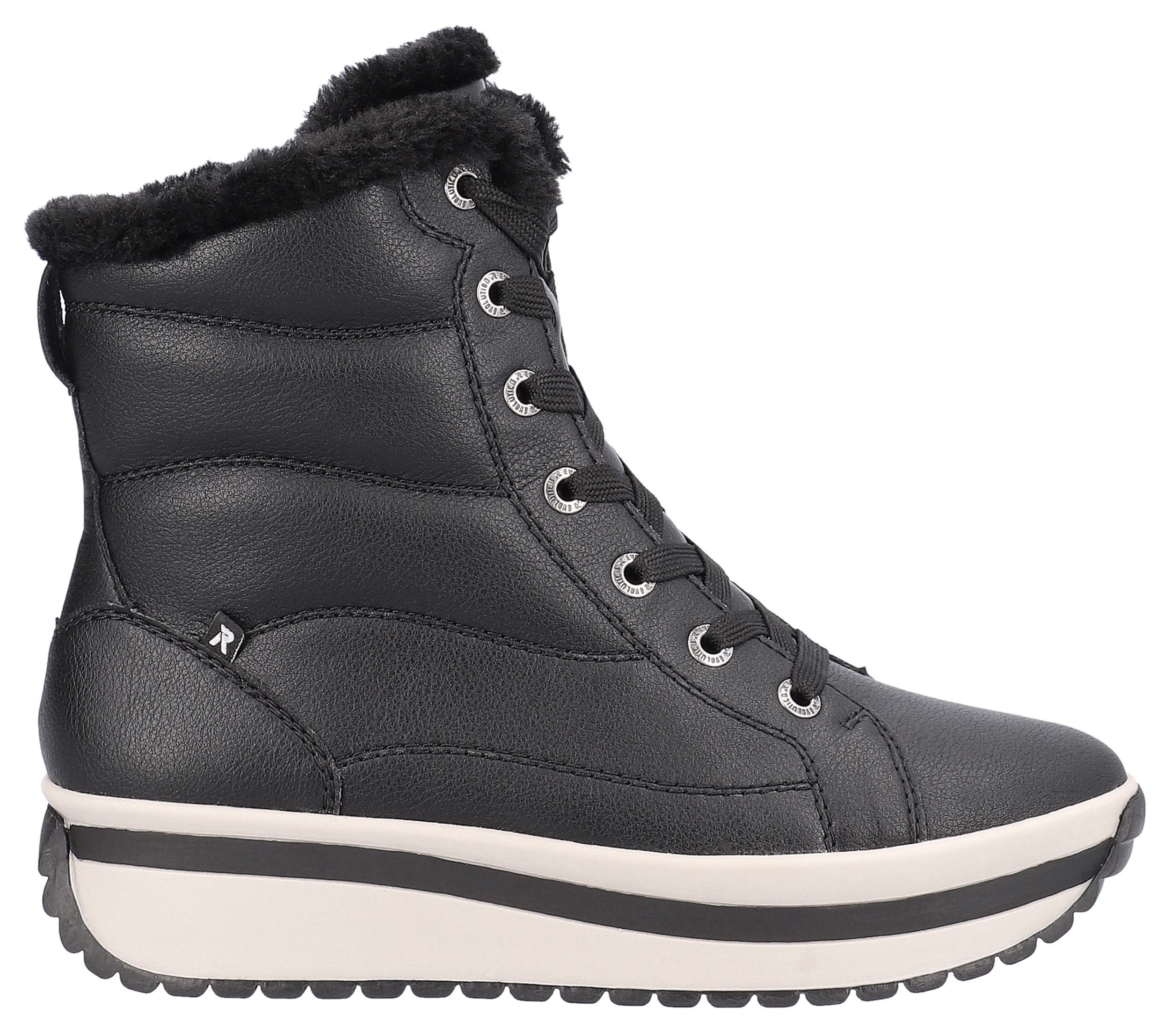 Rieker EVOLUTION Winterlaarzen , veterschoenen, enkellaars met praktische binnenrits