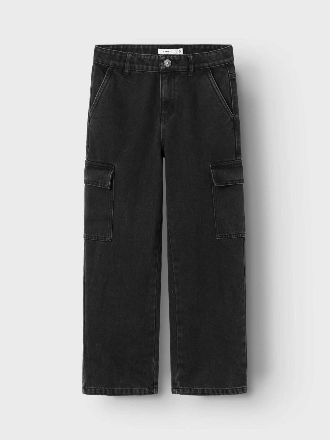 Name It Wijde jeans NKFROSE HW WIDE CARGO JEANS 6190-BS NOOS