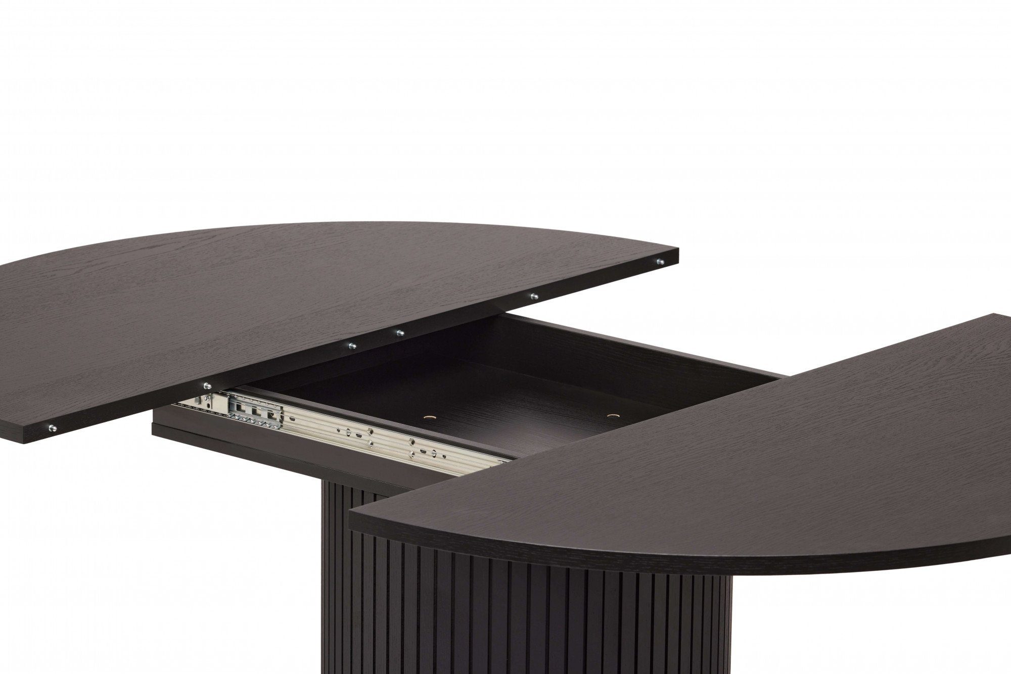 LeGer Home by Lena Gercke Eettafel TOSCANA, Eiken Fineer D 125 cm, met verlengplaten, uitschuifbaar tot 165 cm