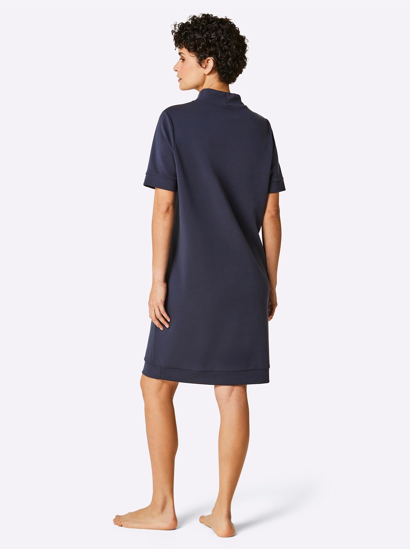 CREATION L PREMIUM Shirt met korte mouwen Modalmix lang shirt (1-delig)