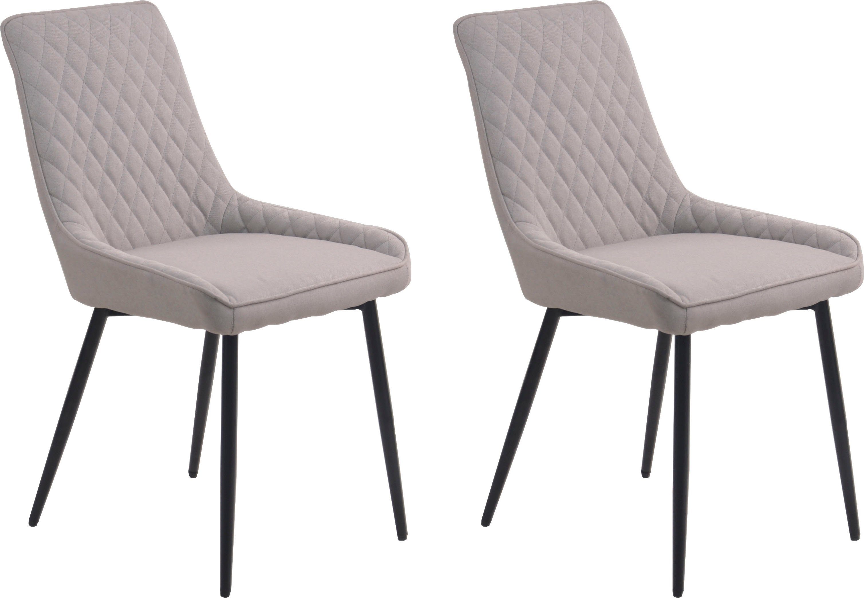 INOSIGN Stoel in een (set, 2 stuks) 4 poot stoelen grijs