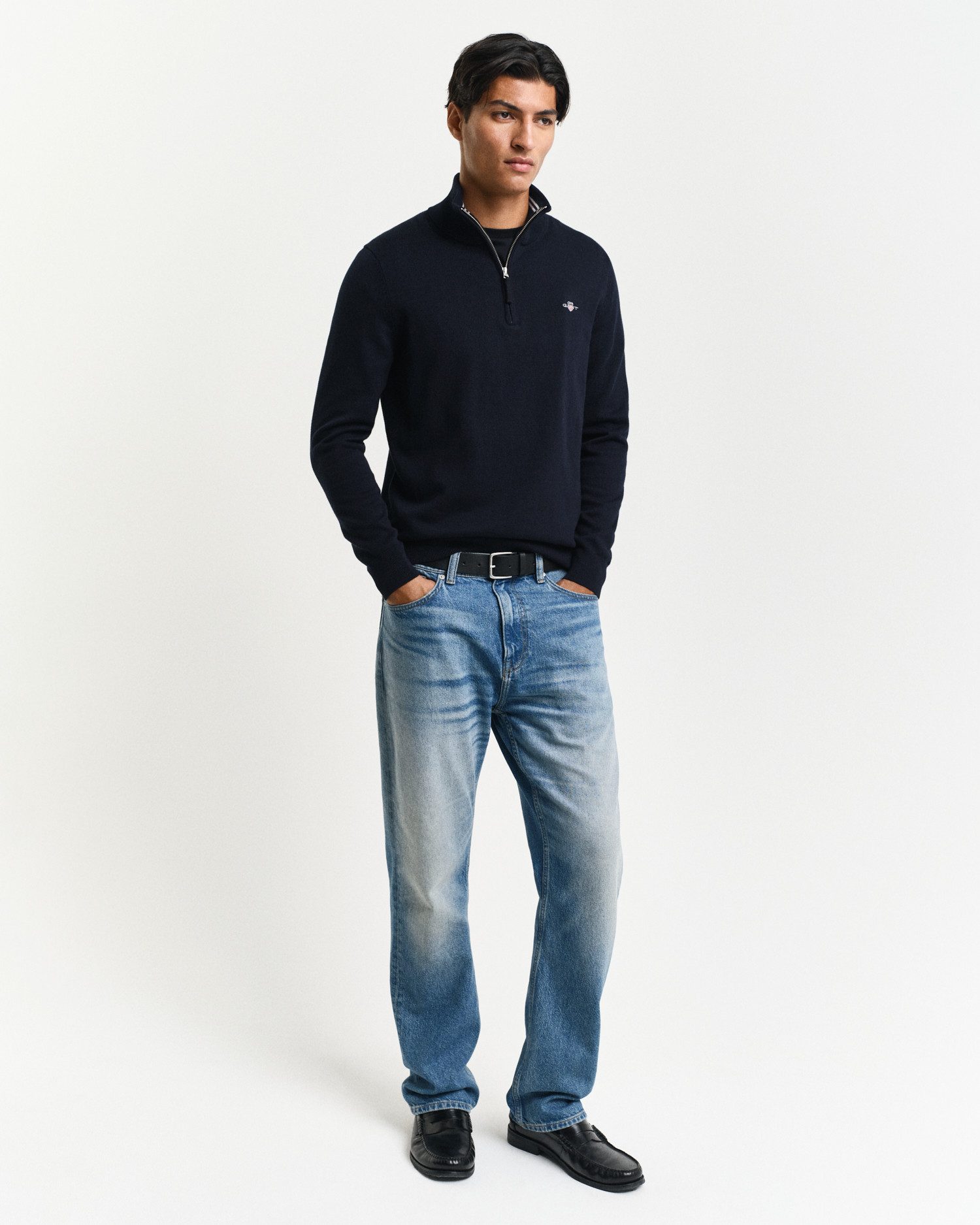 Gant Schipperstrui CLASSIC COTTON HALF ZIP