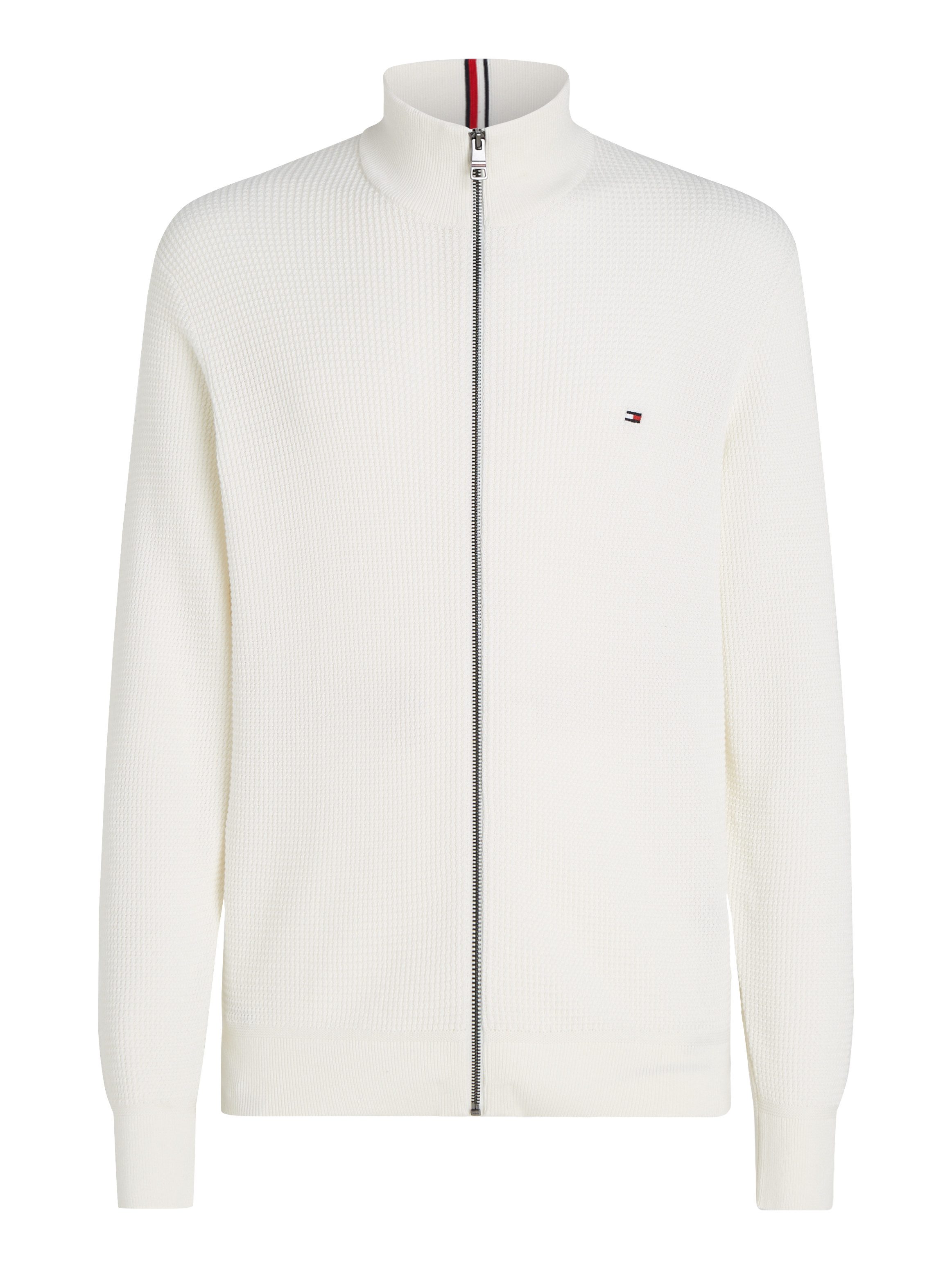 Tommy Hilfiger Cardigan REFINED STRUCTURE ZIP THRU