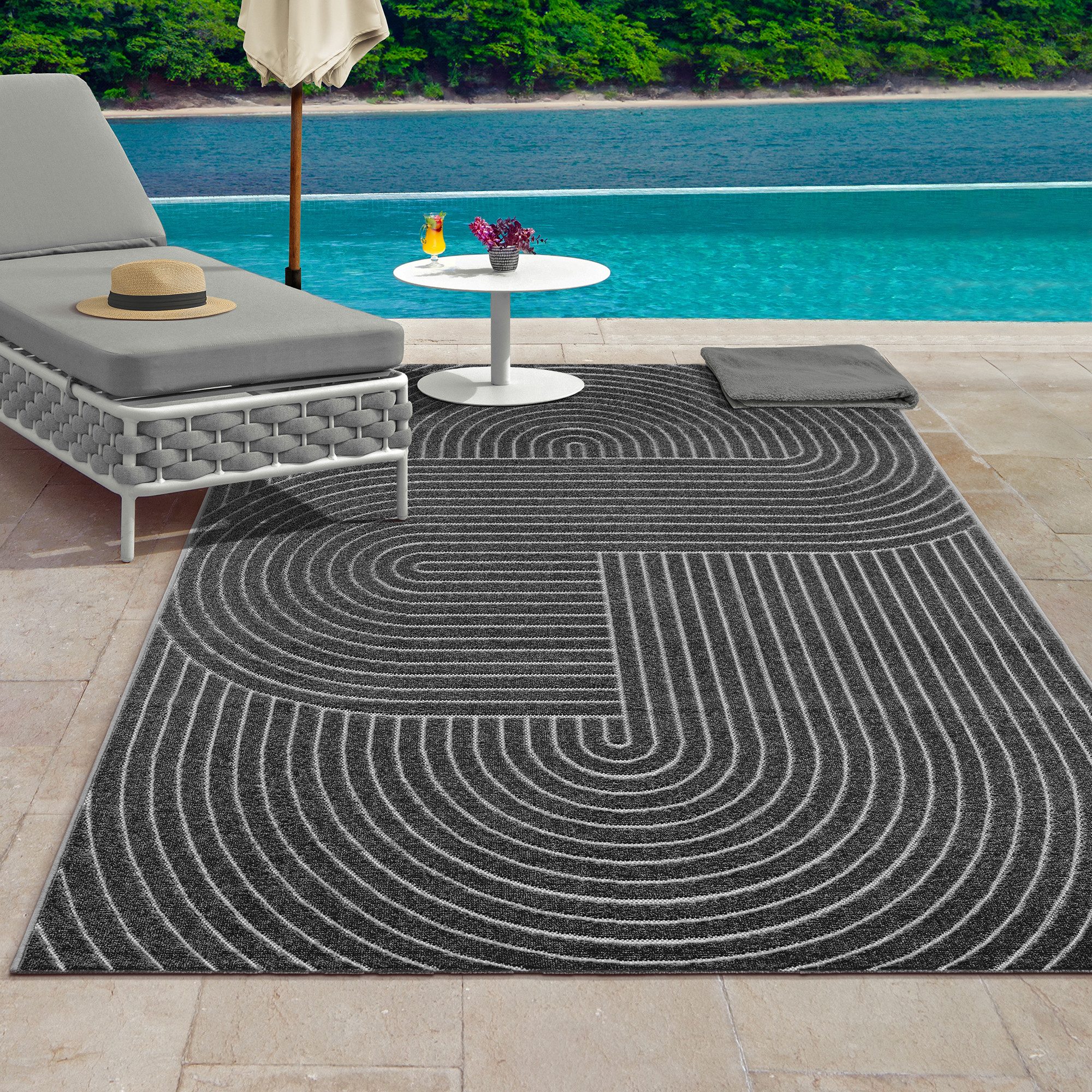 The carpet Vloerkleed Santo Plus Plus moderne robuuste in- en outdoor tapijt