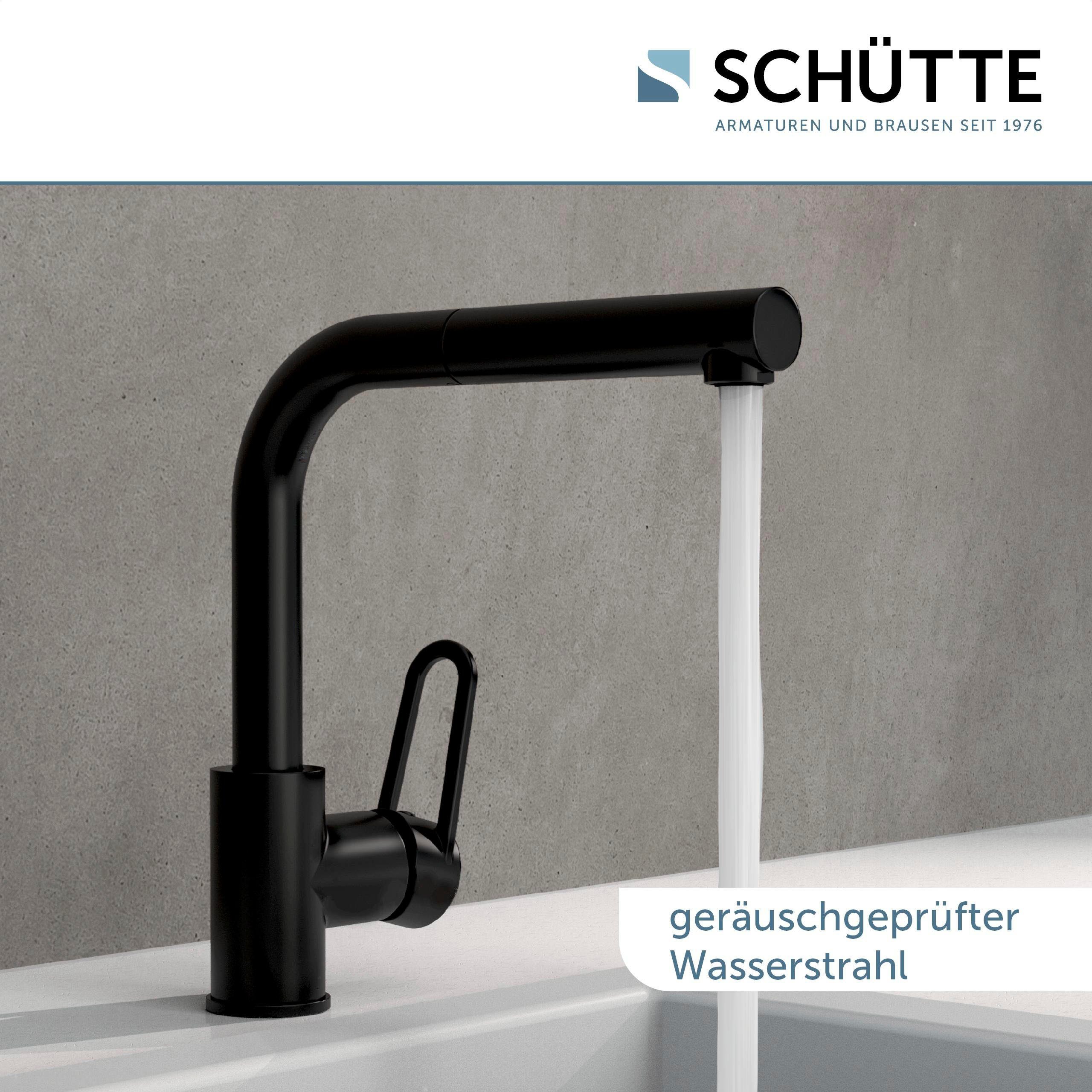 Schütte Gootsteen kraan Design met sproeikop, uittrekbaar, draaibaar, hoge druk