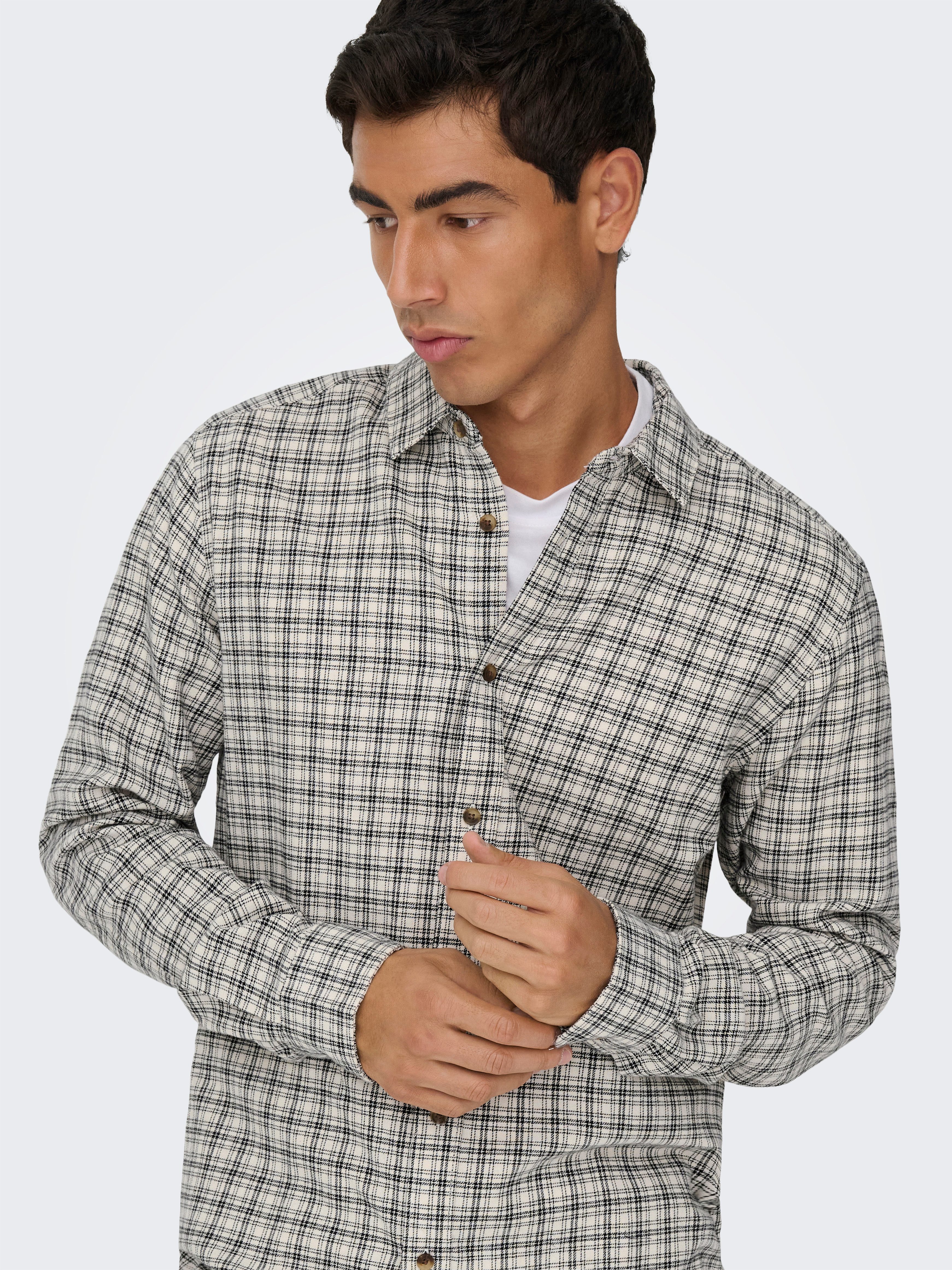 ONLY & SONS Geruit overhemd ONSGUDMUND LS CHECKED SHIRT NOOS