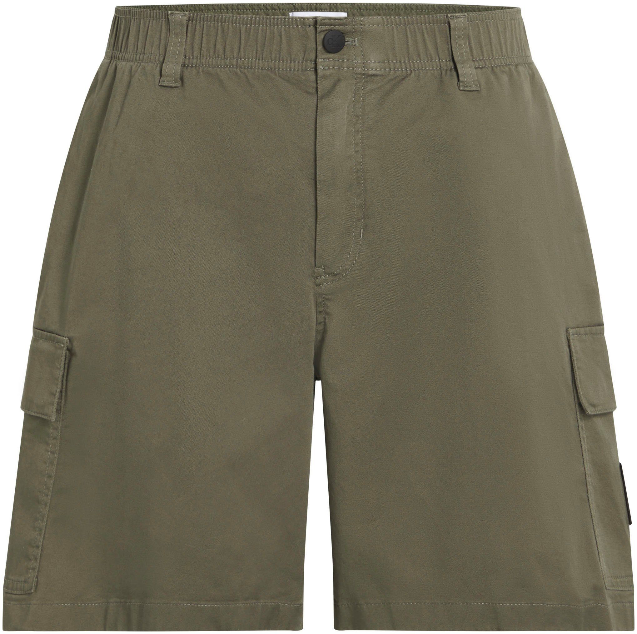 Calvin Klein Cargobroek CARGO SHORT met logopatch