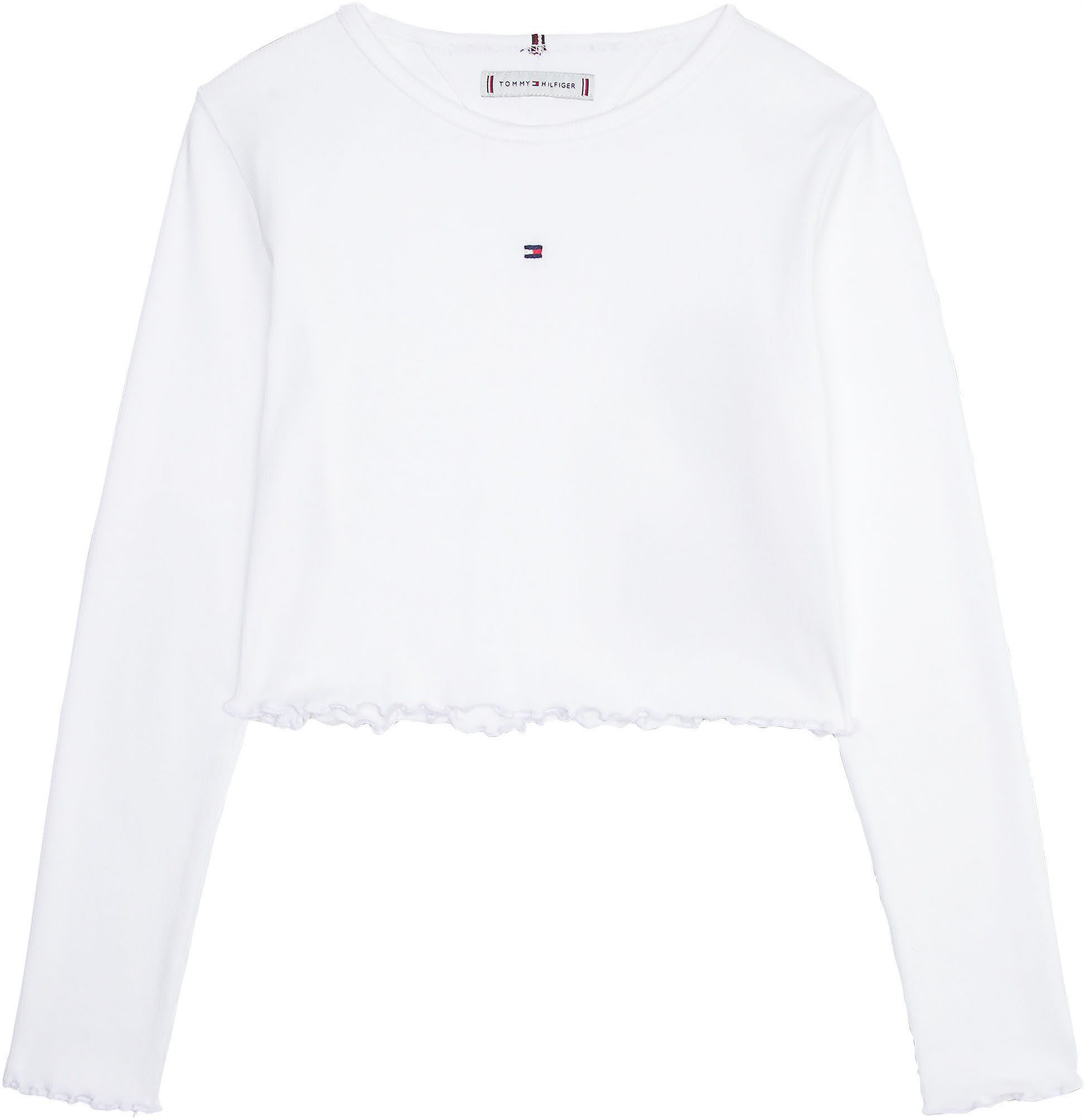 Tommy Hilfiger Shirt met lange mouwen ESSENTIAL RIB TOP L/S