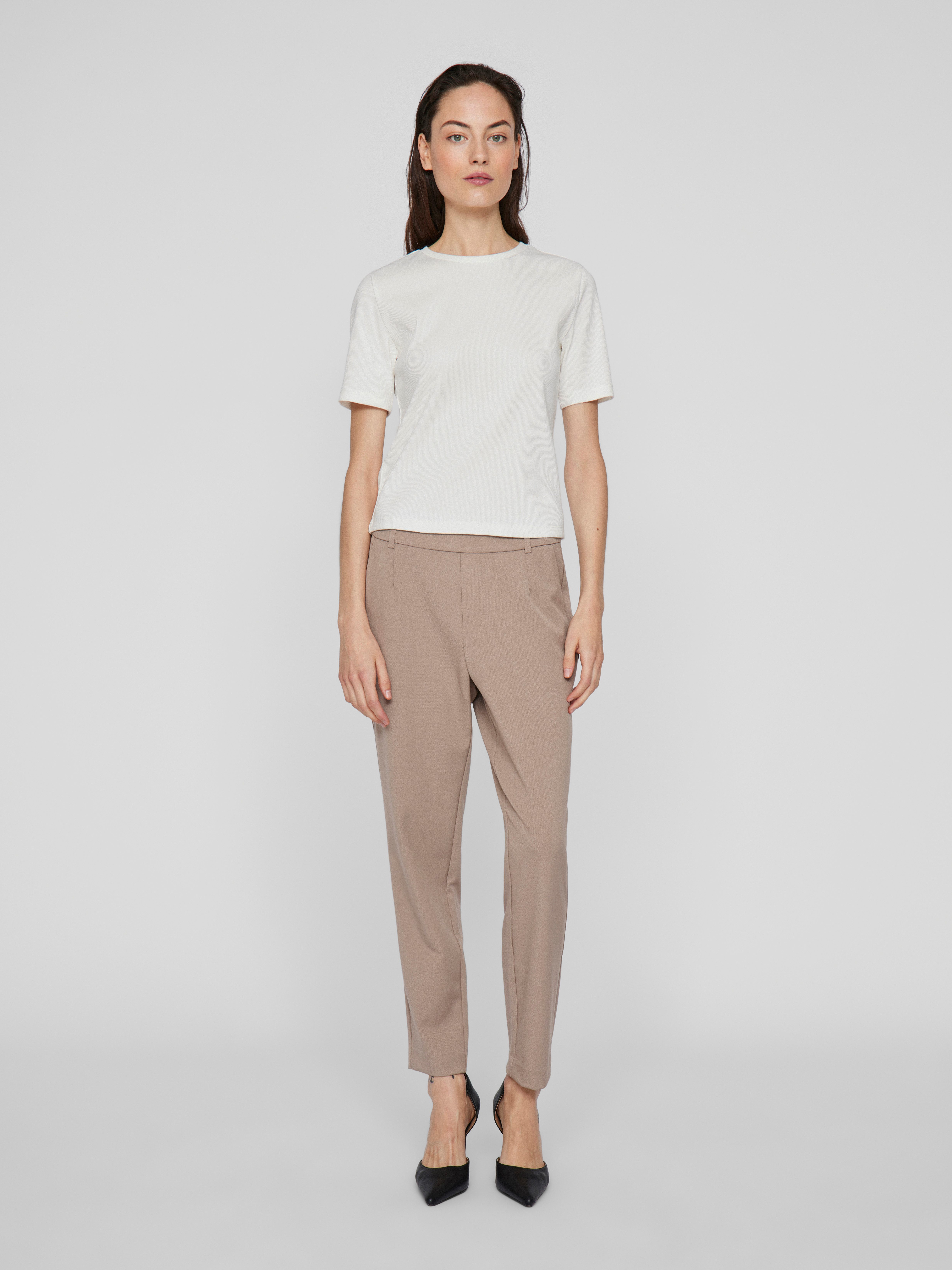 Vila Shirt met korte mouwen VISOLA S/S T-SHIRT - NOOS