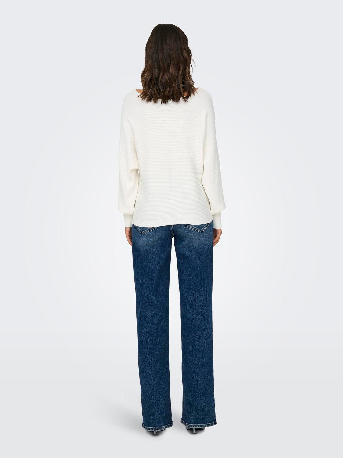 Only Gebreide trui ONLADALINE L/S SHORT PULLO KNT NOOS