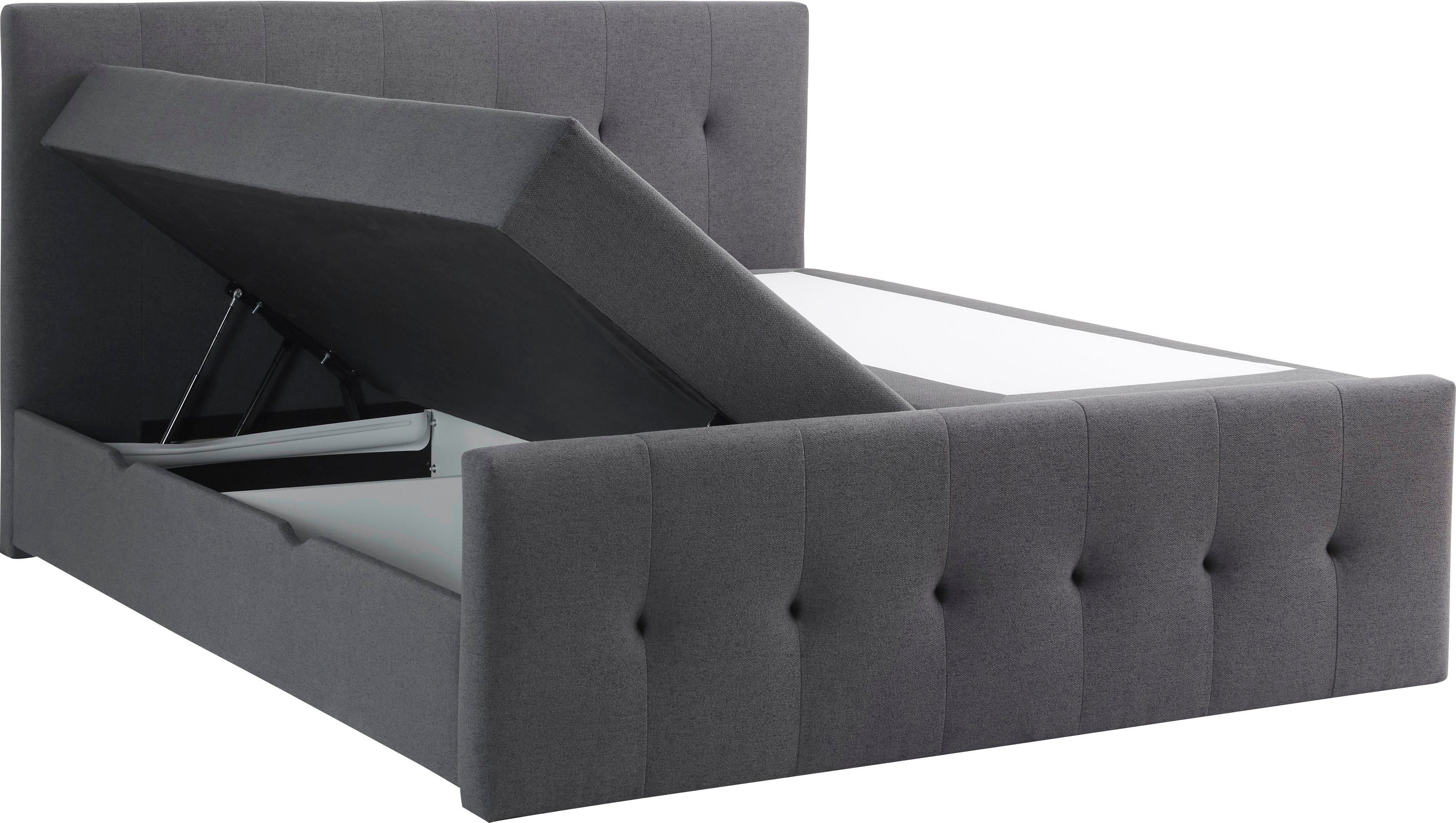 INOSIGN Boxspring Tessaja 180 x 200 cm, met bedkist, incl. topmatras
