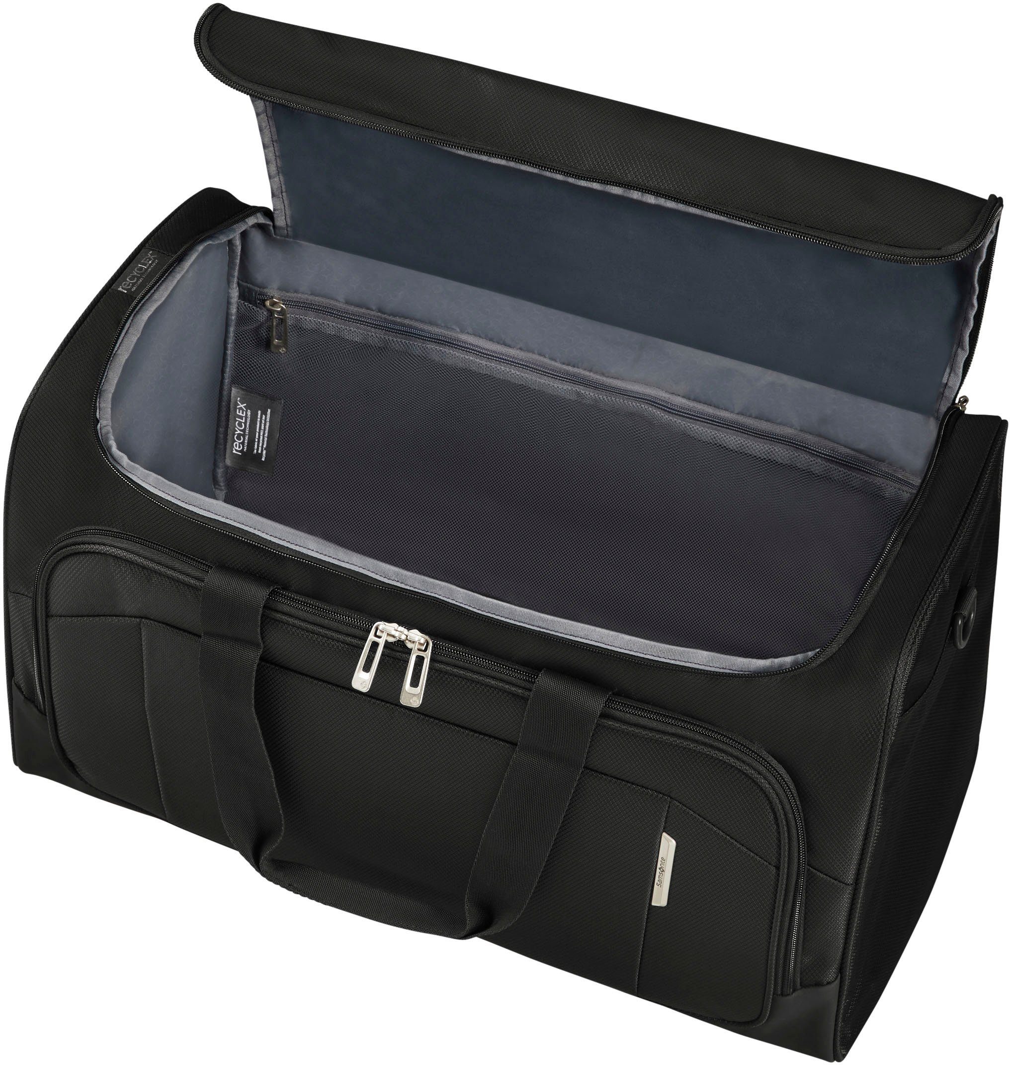 Samsonite Reistas RESPARK ozone black 55 cm Handbagage tas reisbagage met trolley bevestigingssysteem