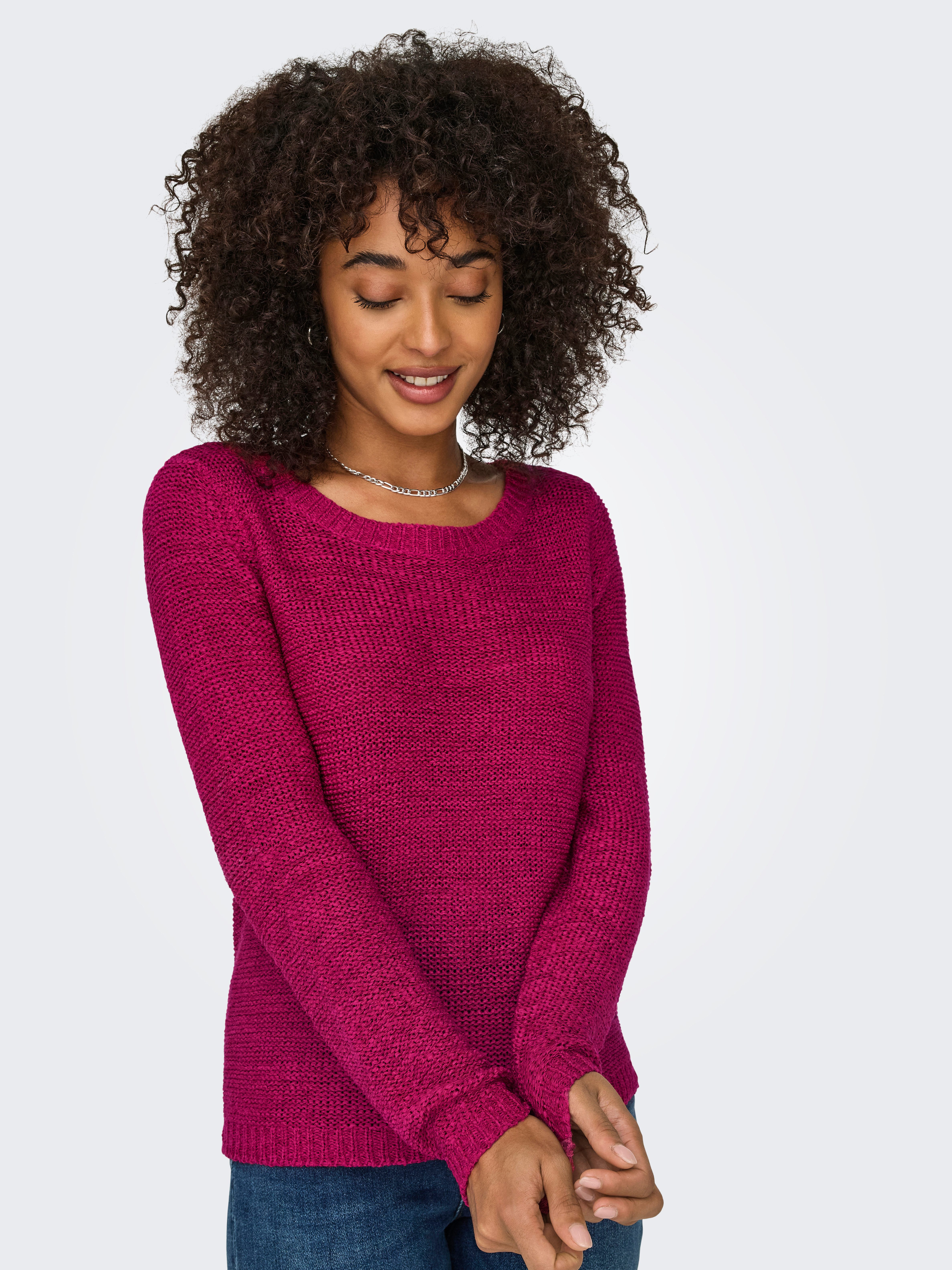 Only Gebreide trui ONLGEENA XO L/S PULLOVER KNT NOOS