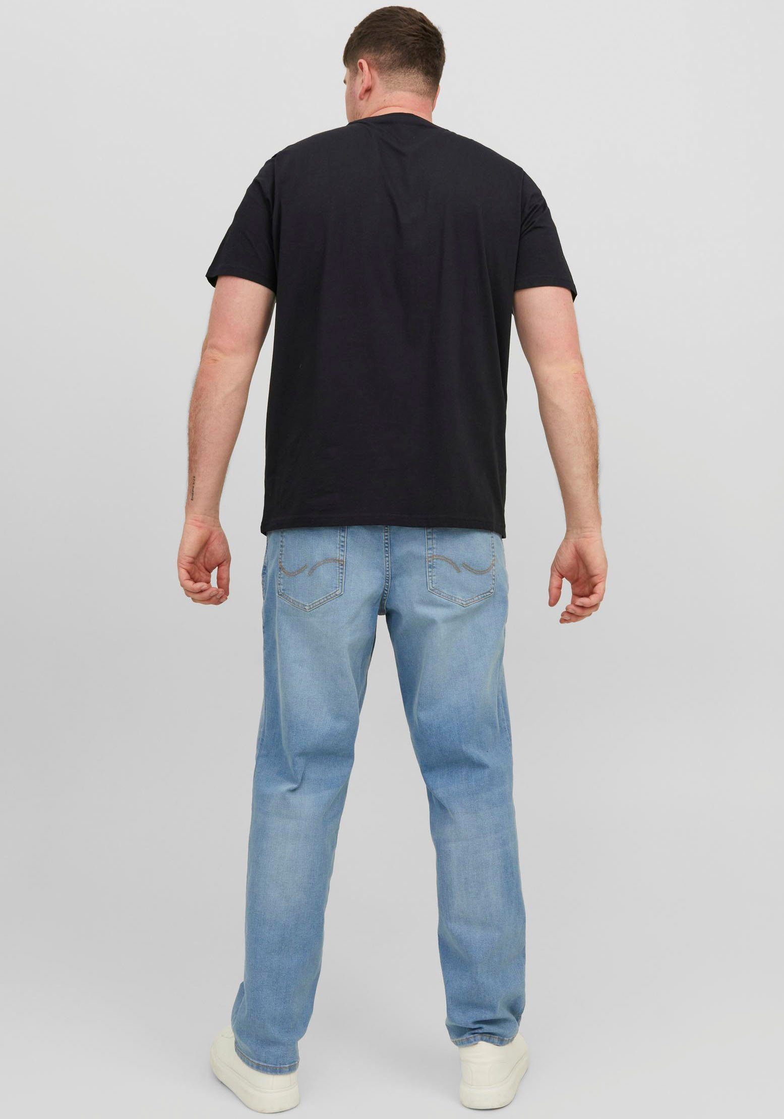 Jack & Jones PlusSize Shirt met ronde hals JJESTAR JJ TEE SS NOOS PLS