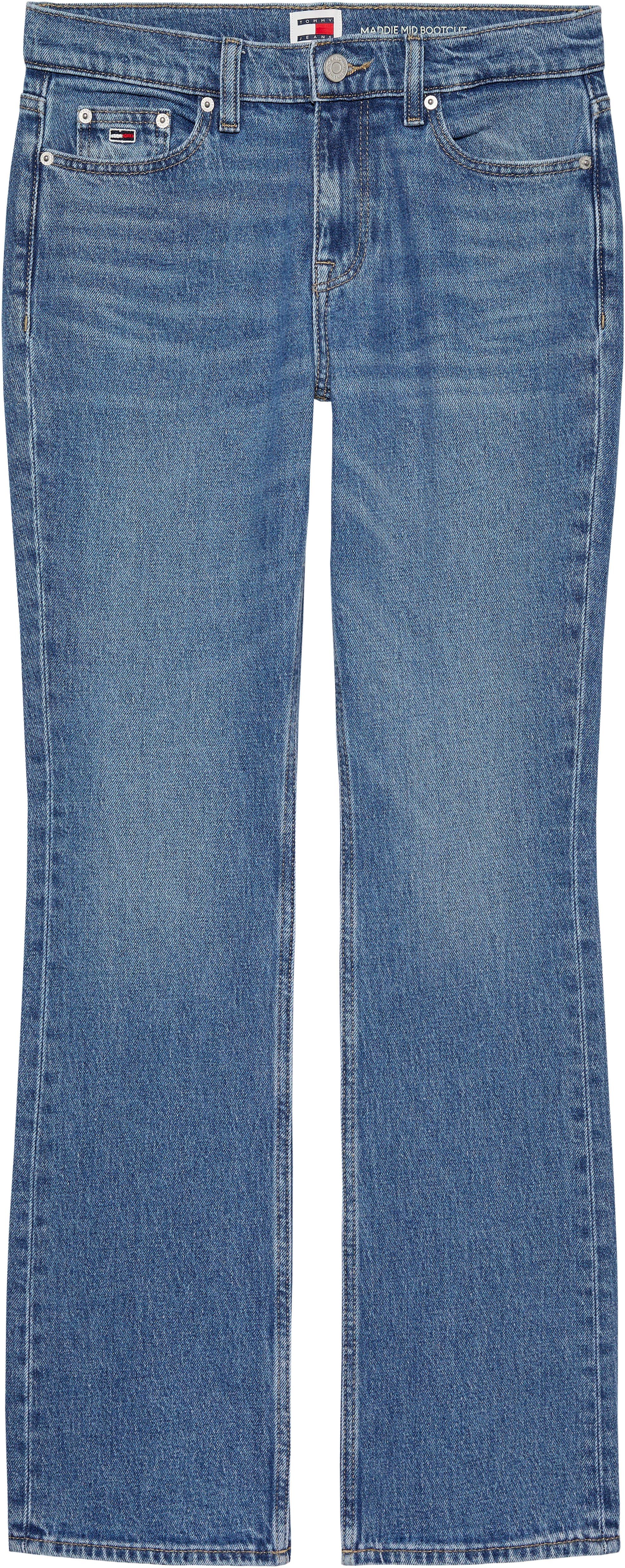 TOMMY JEANS Bootcut jeans MADDIE MD BC DH5161 met logo-badge en borduurwerk