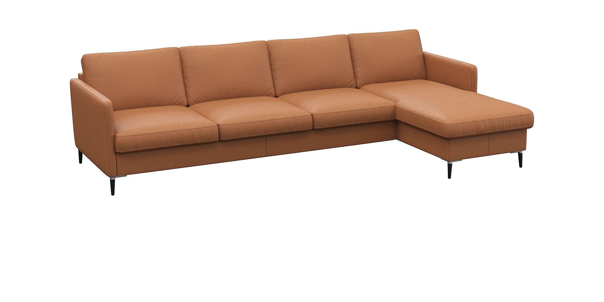 FLEXLUX Hoekbank Fiore, L-vorm, comfortabel en aangenaam door hoogwaardige zitopbouw