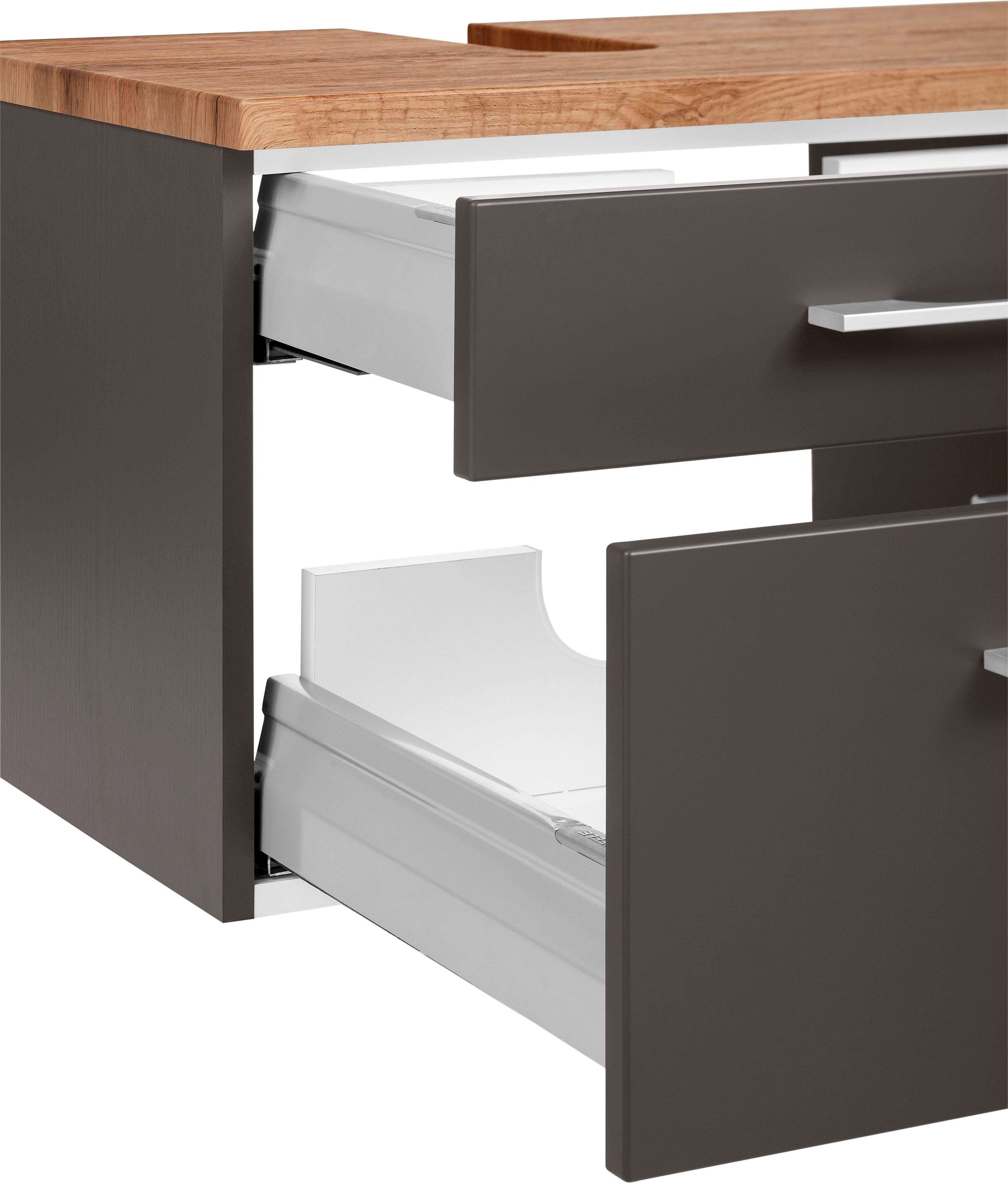 welltime Wastafelonderkast Davos Breedte 90-130 cm