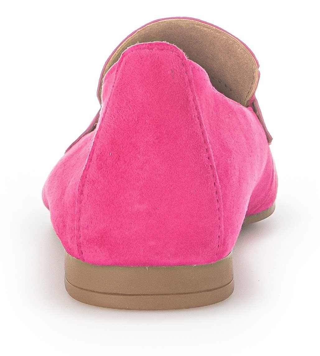 Gabor Loafers Slipper, business schoen met versierband en blokhak