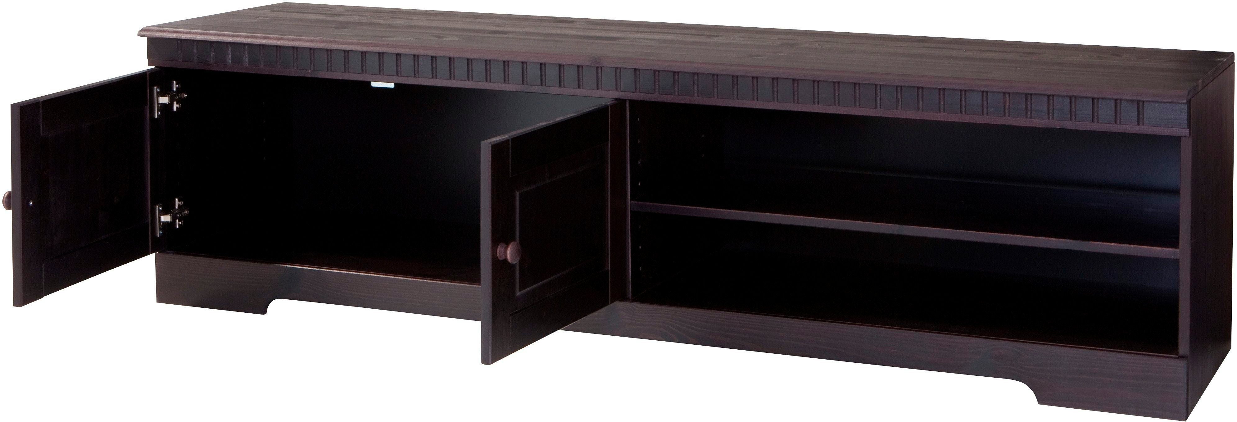 Home affaire Tv-meubel Cubrix Commode van mooi massief dennenhout, breedte 162 cm