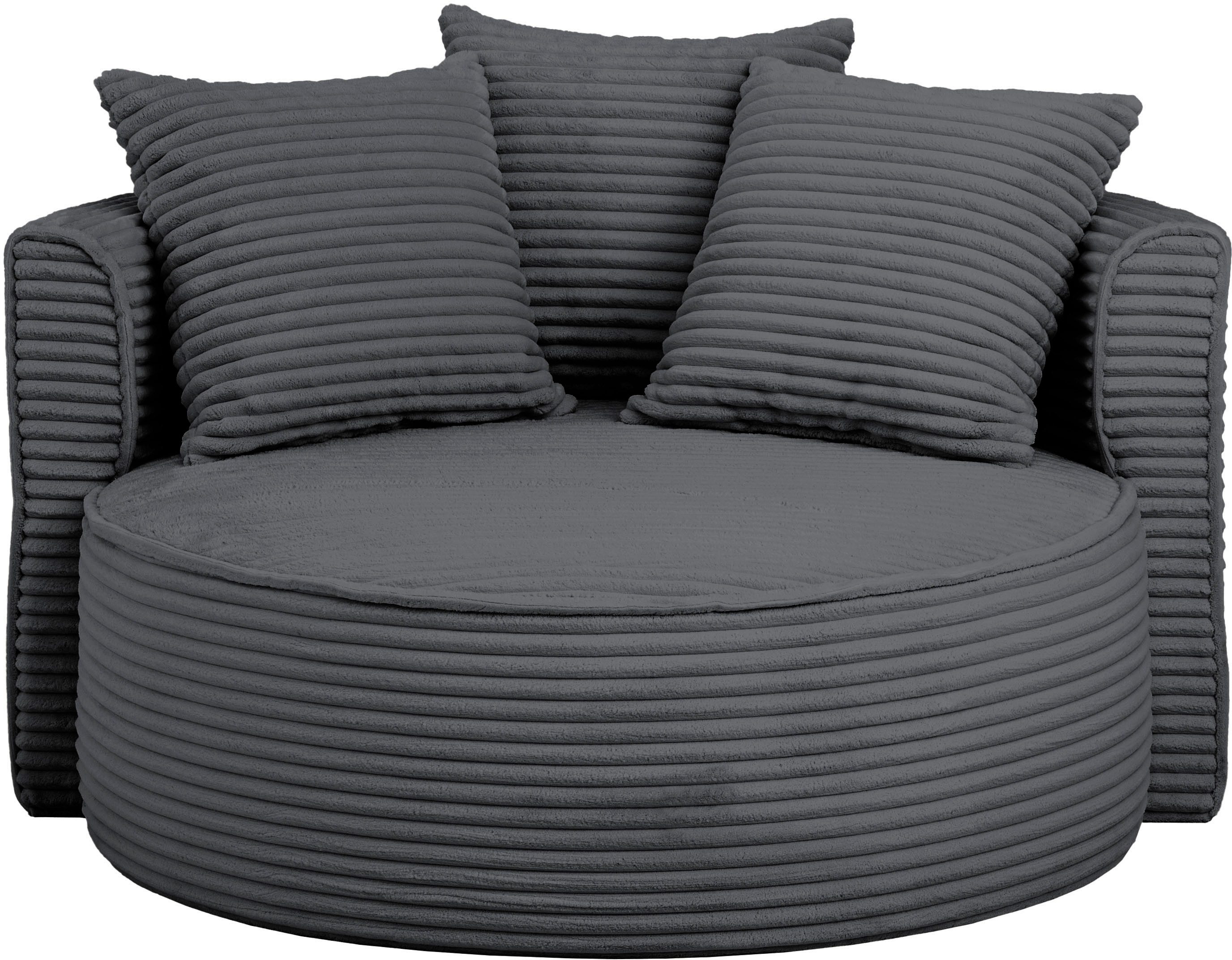 LeGer Home by Lena Gercke XXL-fauteuil Isalie, stoel in moderne kleuren, leesstoel, loveseat, grote stoel