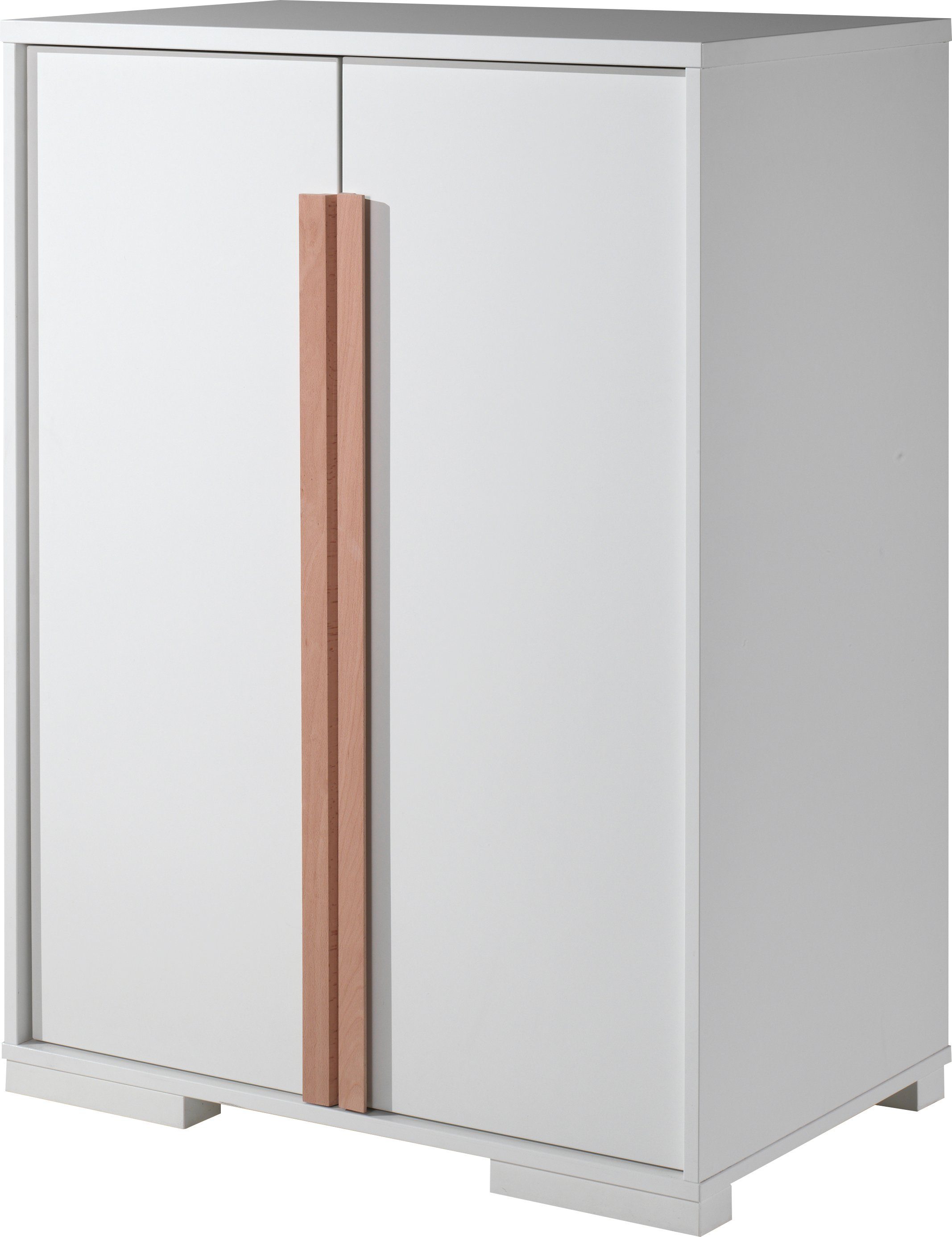 Vipack Kledingkast Londen, kledingkast voor de kinderkamer Linnenkast, met melamine-oppervlak en soft-closetechniek kledingkasten wit
