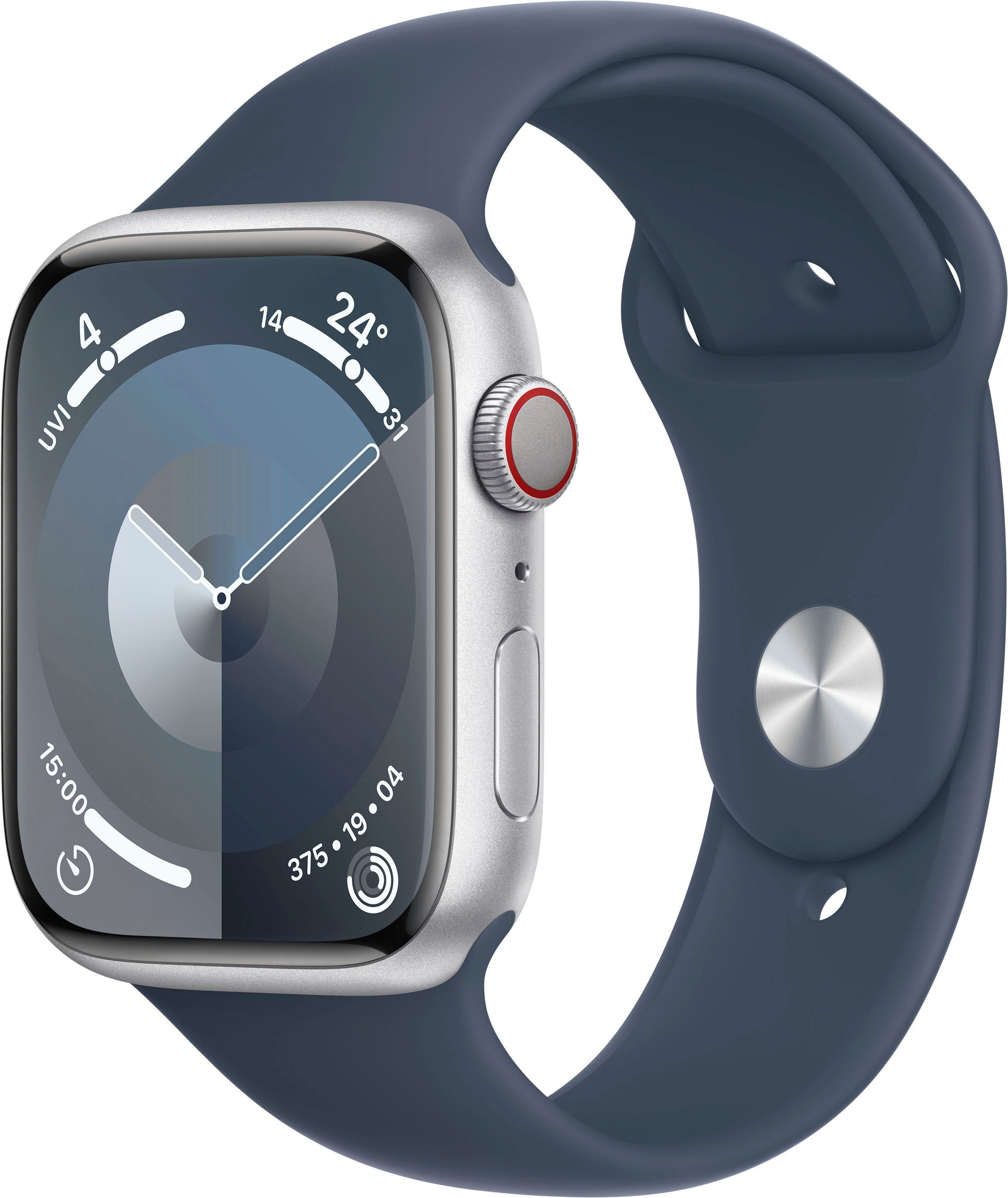 NU 20% KORTING: Apple Smartwatch Watch Series 9 GPS + Cellular 45mm Aluminium Sport Band