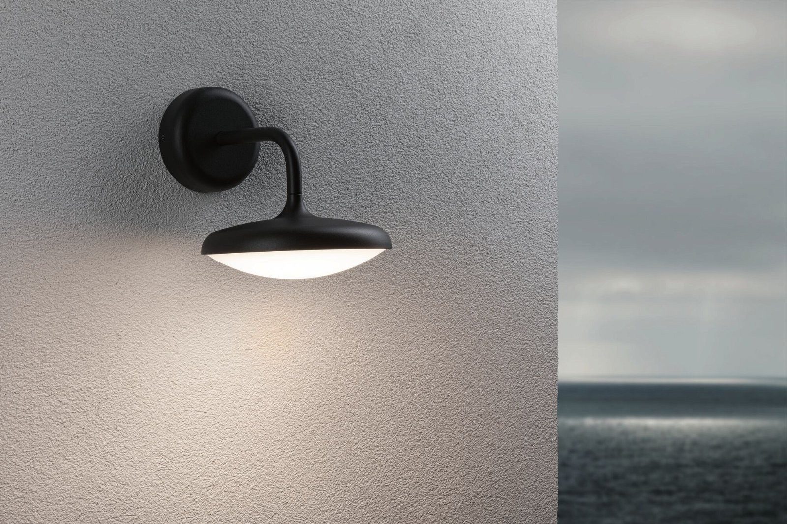 Paulmann Led-bolderlamp Nostro IP44 rond 180x250mm 3000K 10W 900lm 230V Antraciet Aluminium (1 stuk)