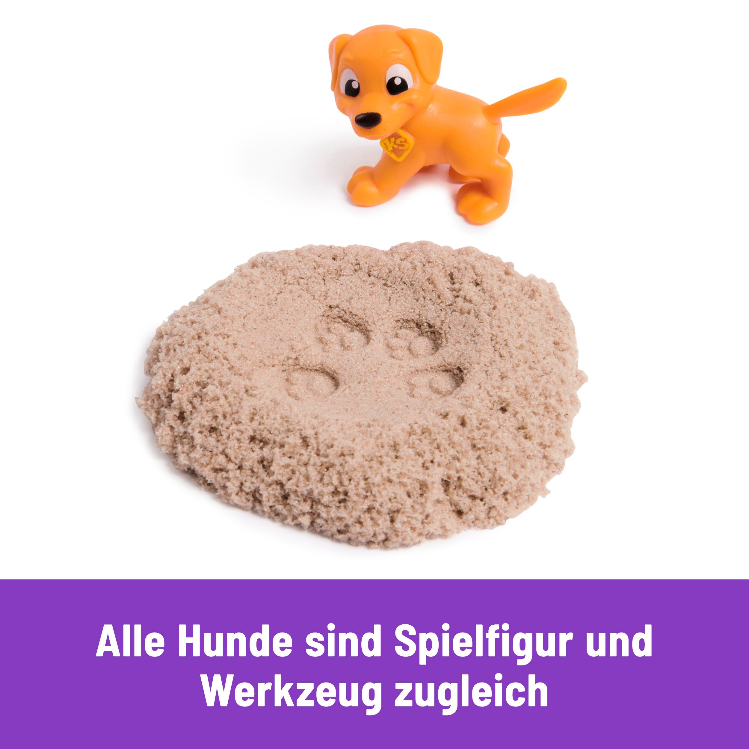 Spin Master Knutselset Kinetic Sand - Hunde Park Koffer 680 g