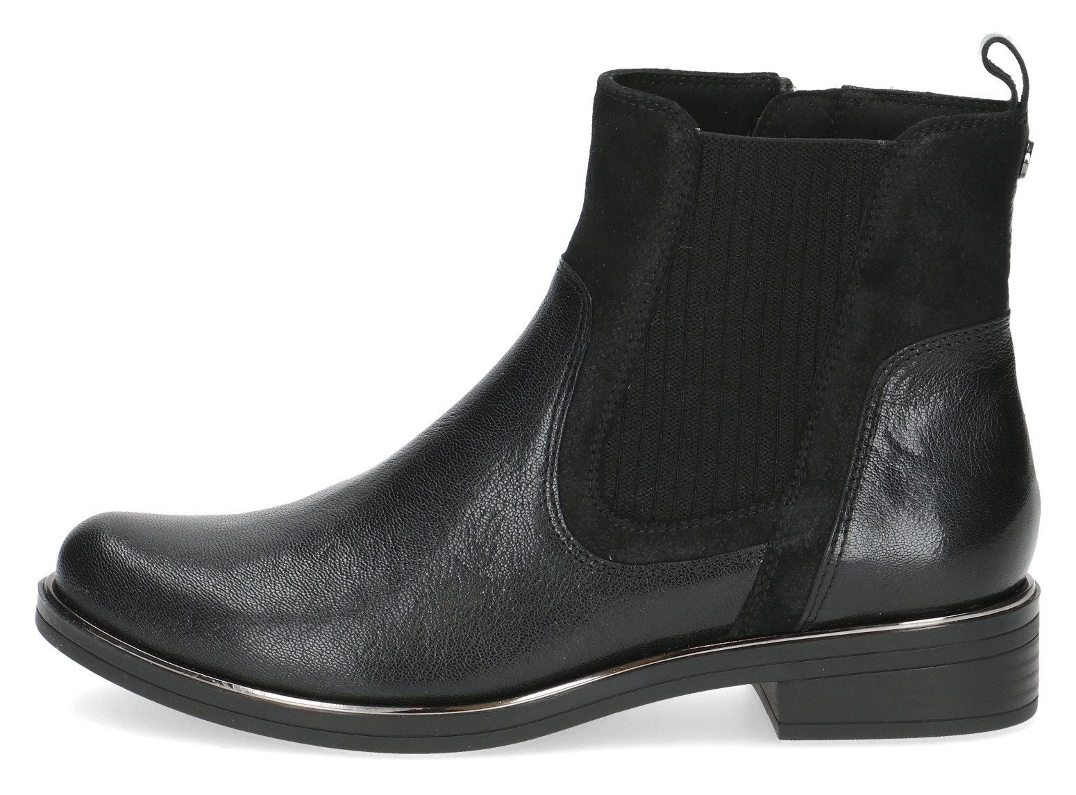Caprice Chelsea-boots blokhak, laarzen, enkellaars met praktische rits