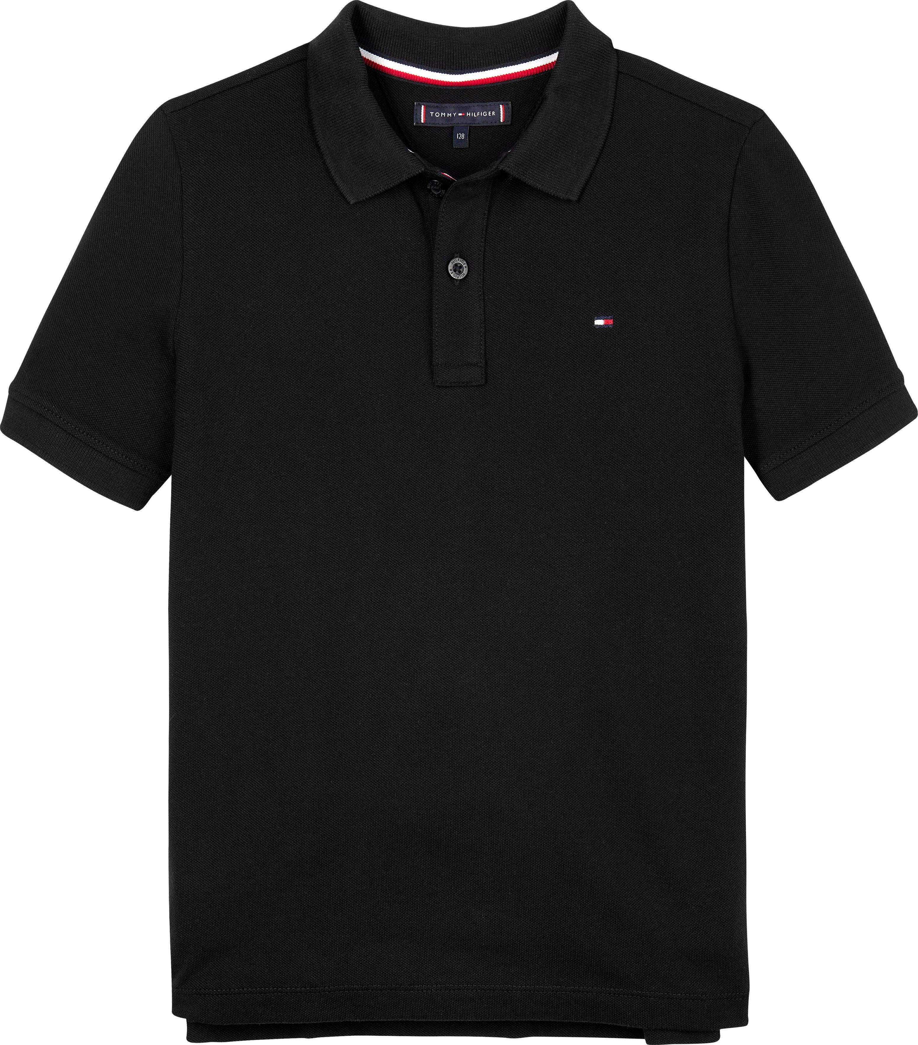 Tommy Hilfiger Poloshirt FLAG POLO SS met geborduurd logo