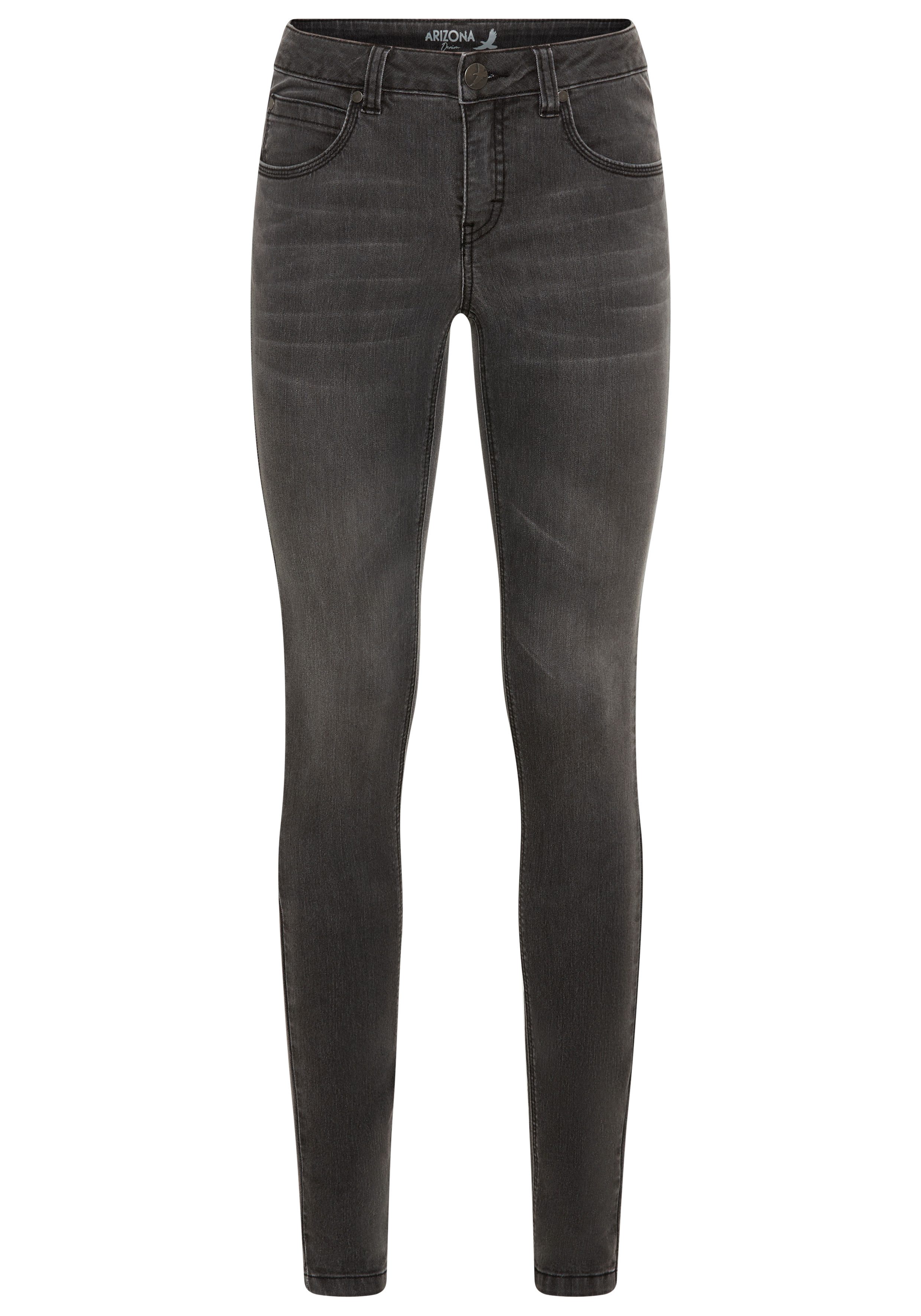 Arizona Skinny fit jeans Shaping skinny pasvorm, normale taille, in stretchkwaliteit, used-look
