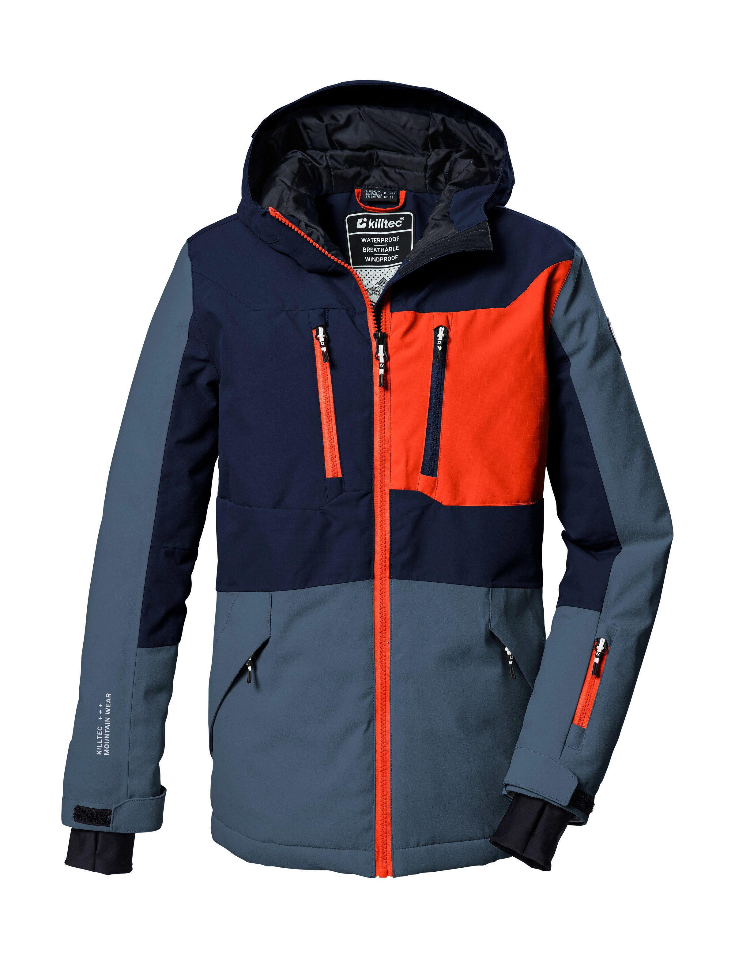 Killtec Ski-jack KSW 397 BYS SKI JCKT kinderen outdoorjassen maat 128 blauw
