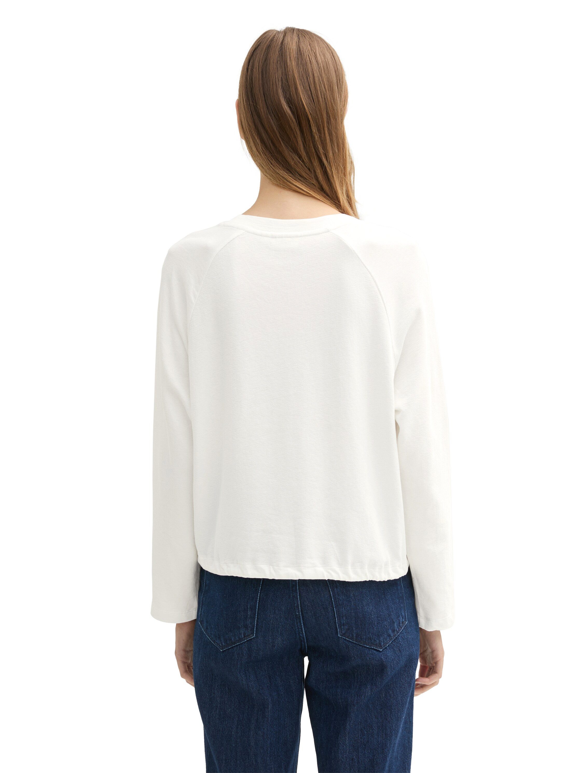 Tom Tailor Denim Shirt met lange mouwen met koord en koord