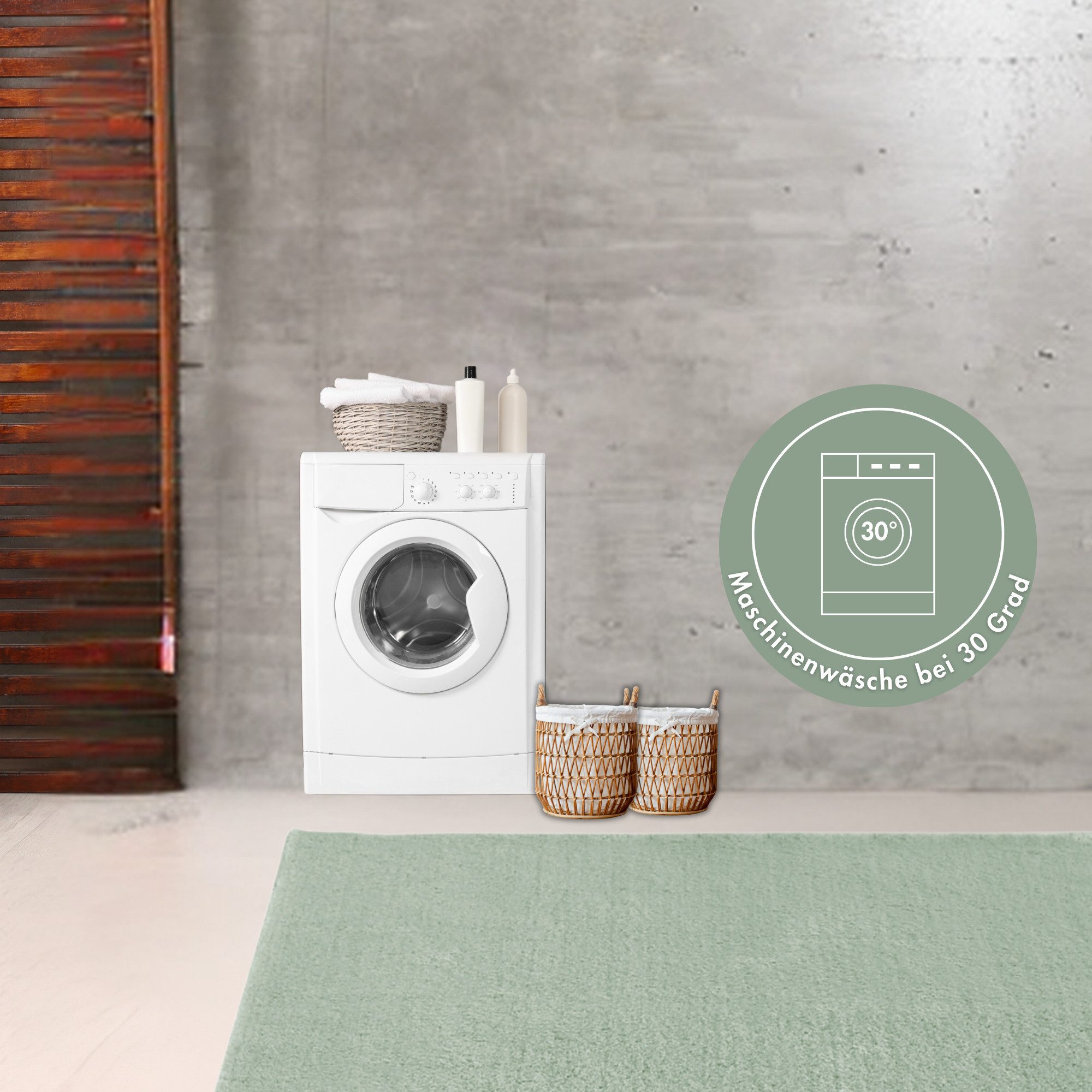 Andiamo Badmat Arezzo Effen kleuren, ook in rond en als 2-pack verkrijgbaar