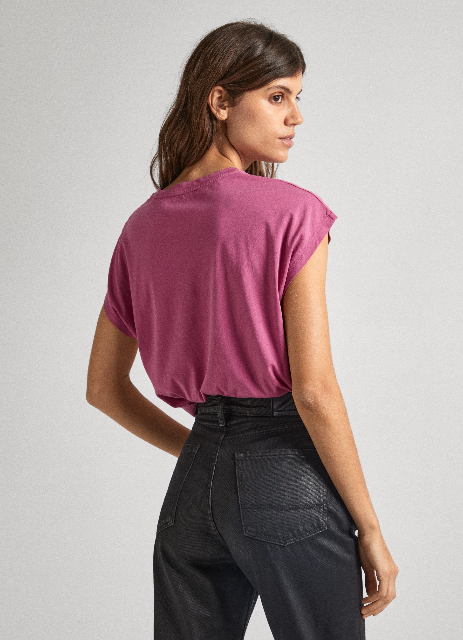 Pepe Jeans T-shirt Lilith met logoapplicatie