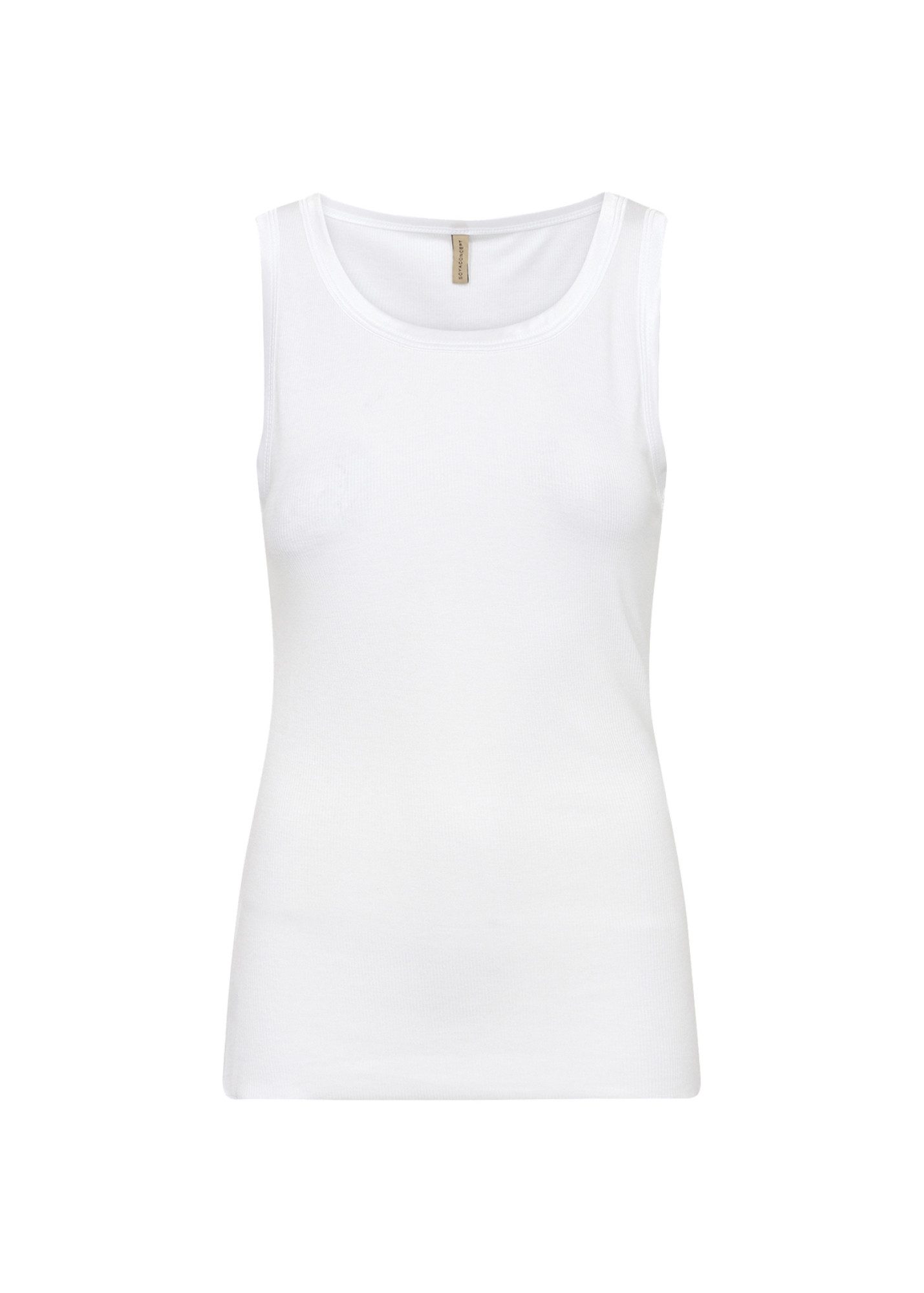 soyaconcept Tanktop SC-RYAN 1 elastisch basis-top in viscose-ribkwaliteit, super om onder te dragen