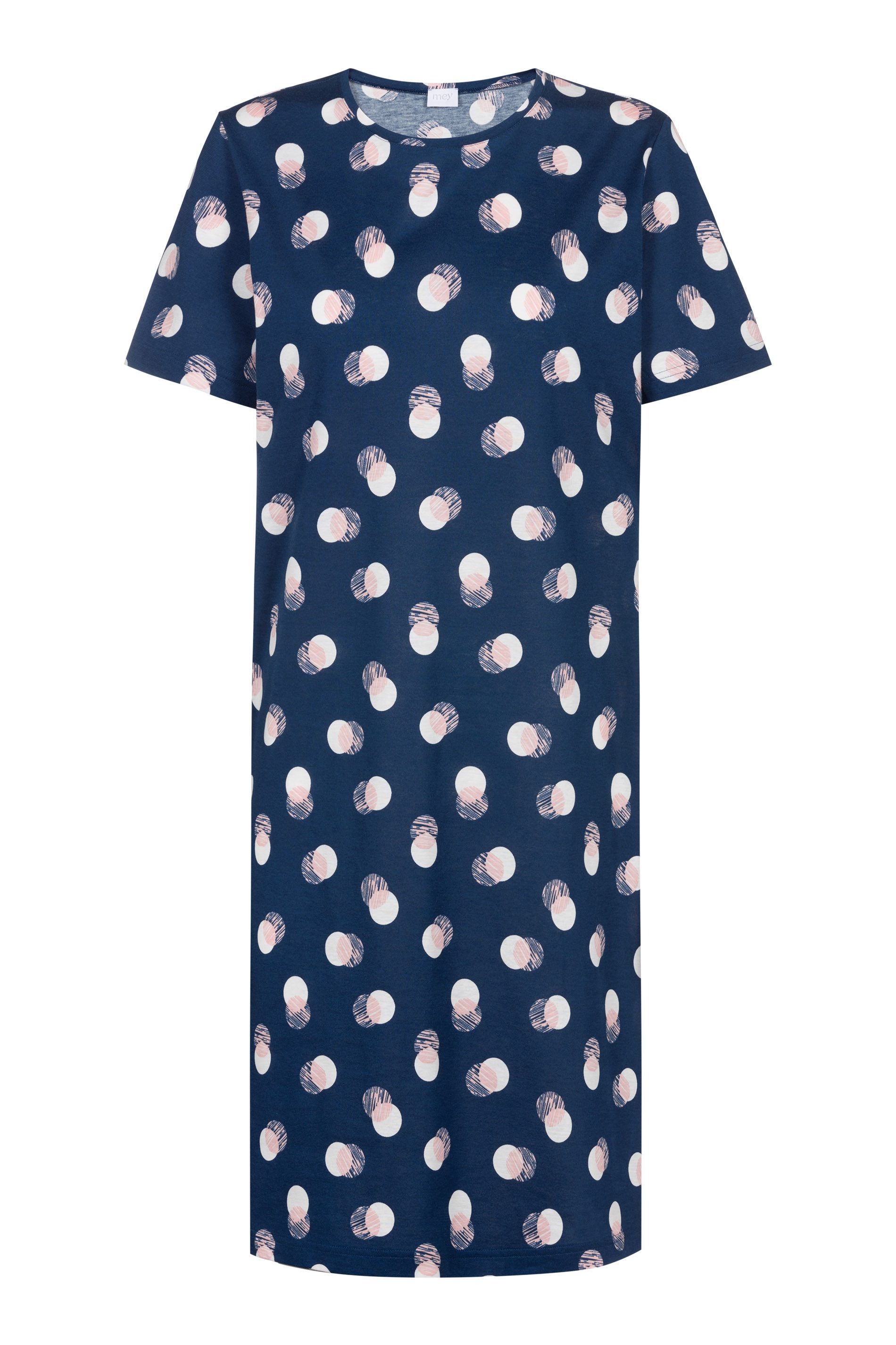 Mey Nachthemd SCRIBBLED DOTS Kleurrijke stippenprint