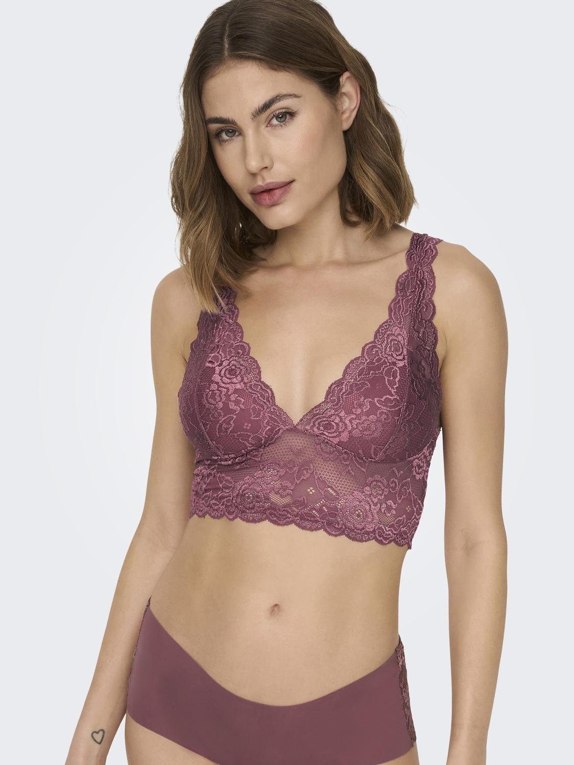 Only Kanten top ONLCHLOE LACE BRA