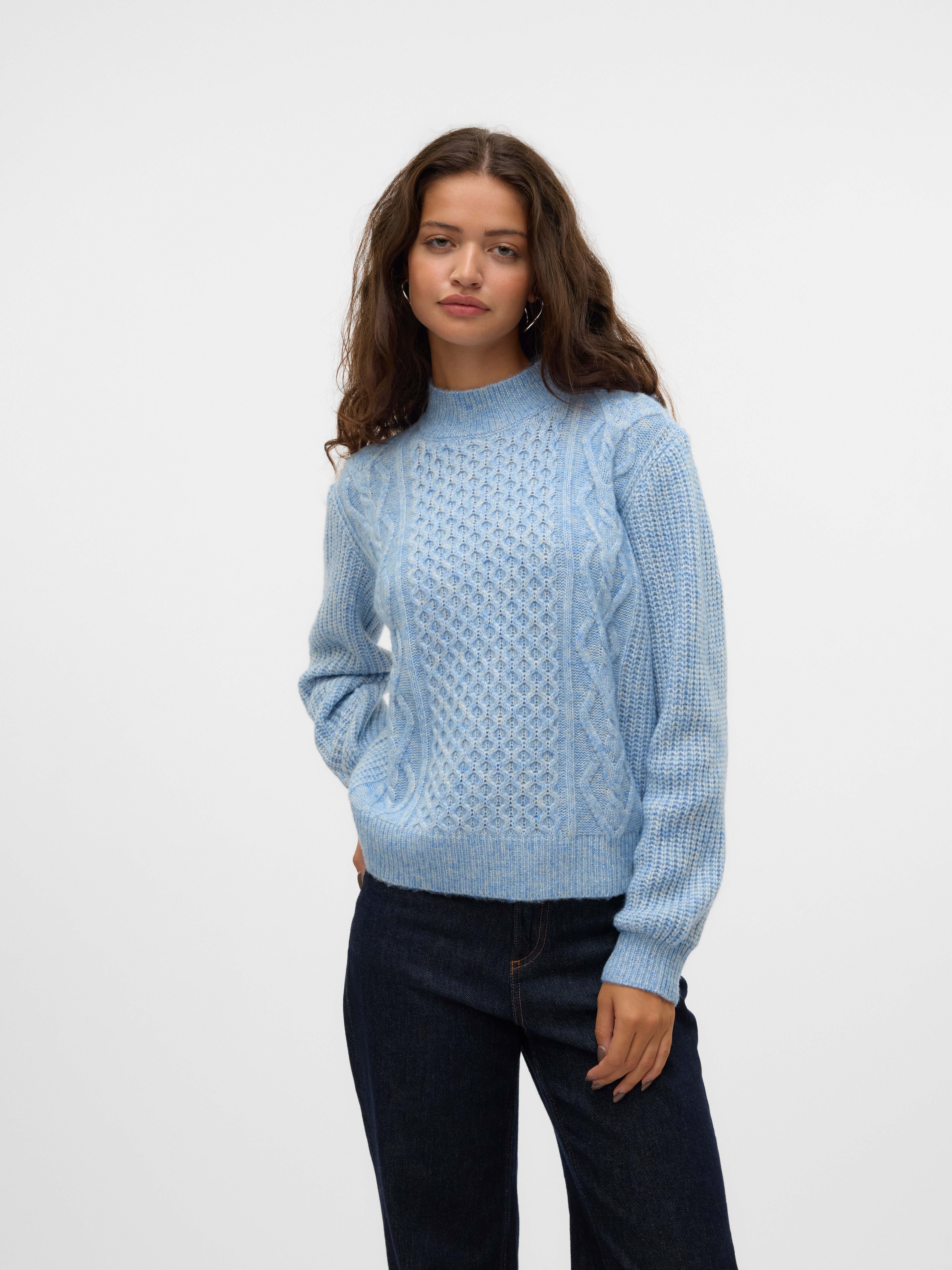Vero Moda Trui met staande kraag VMUNIVERSE LS HIGHNECK PULLOVER GA BF
