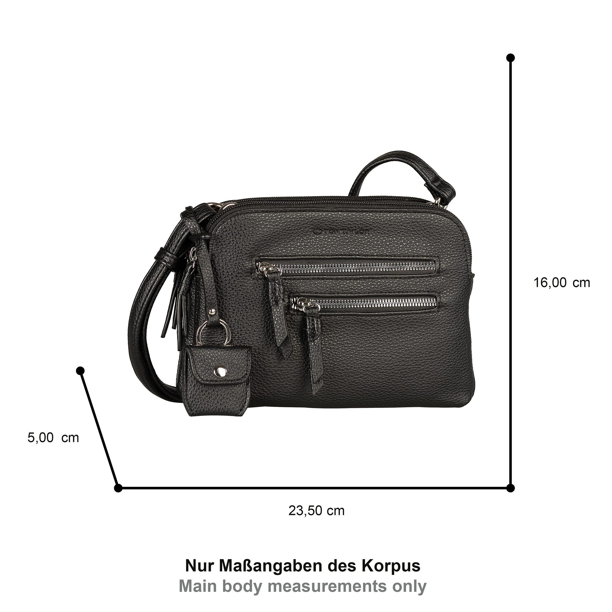 Tom Tailor Schoudertas WINONA van zacht imitatieleer met praktische formaten